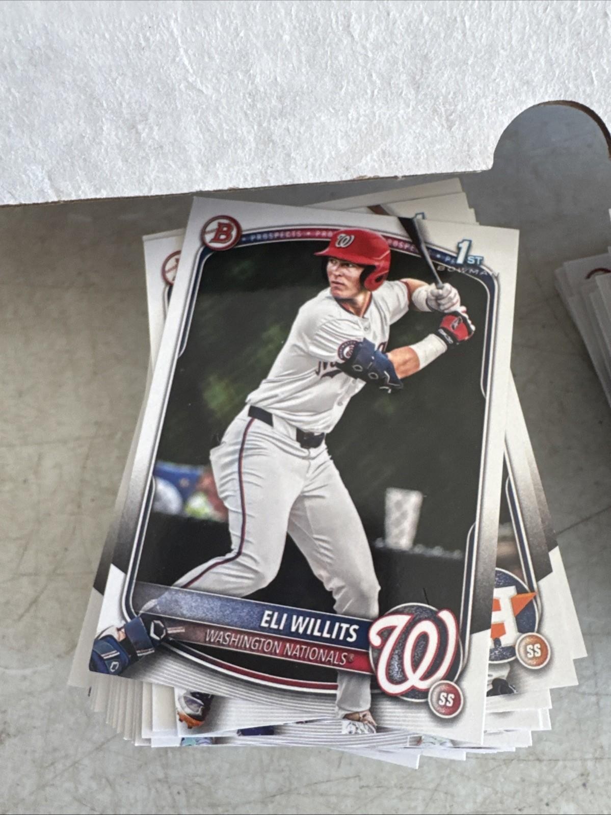 2025 Bowman Draft Complete Paper Set BD1-200 – Eli Willits + More
