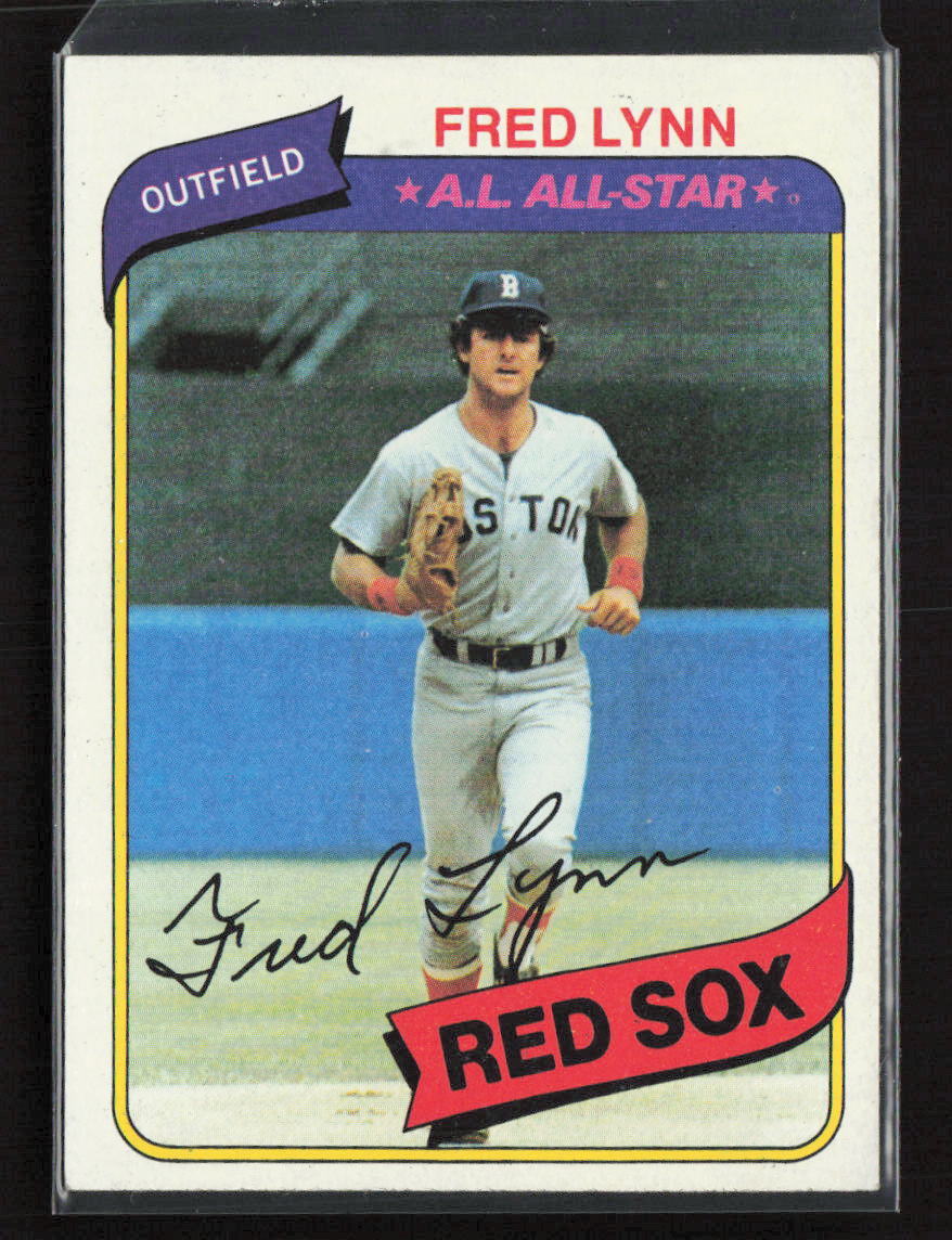 1980 Topps #110 Fred Lynn Boston Red Sox