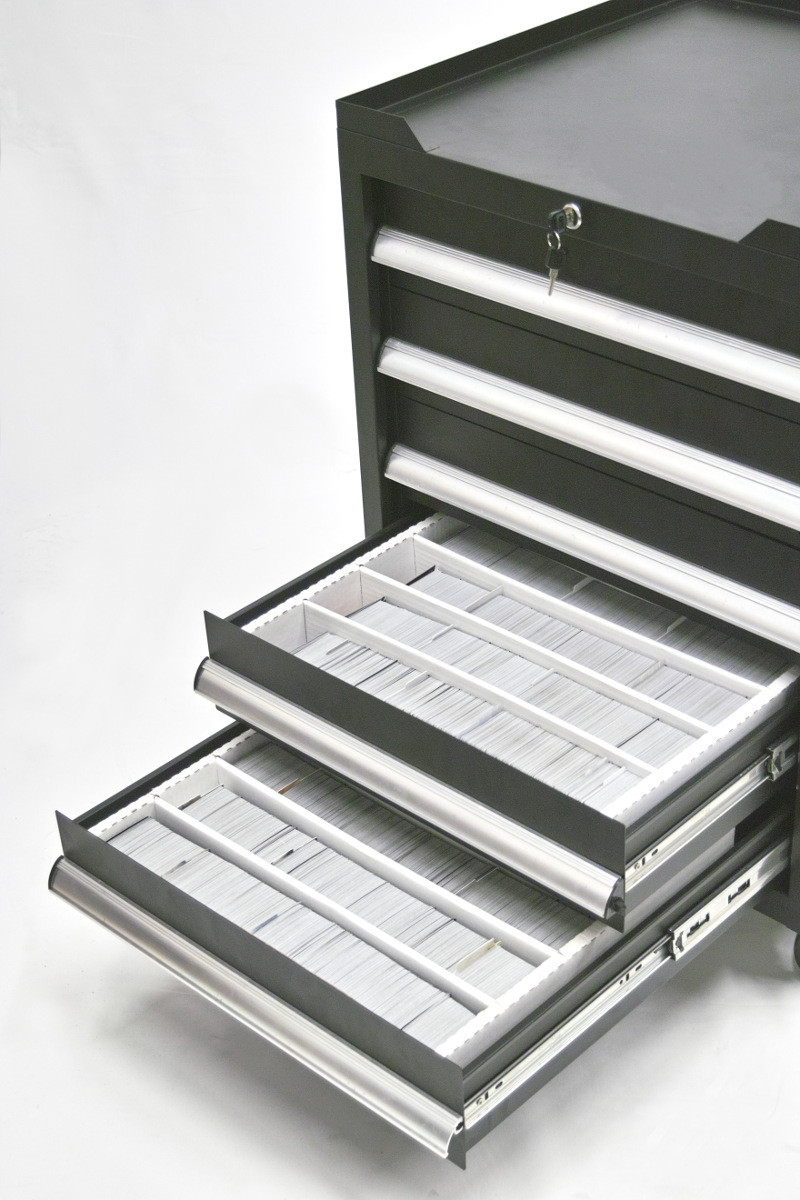TCGRack Steel 5-Drawer Rolling Cabinet