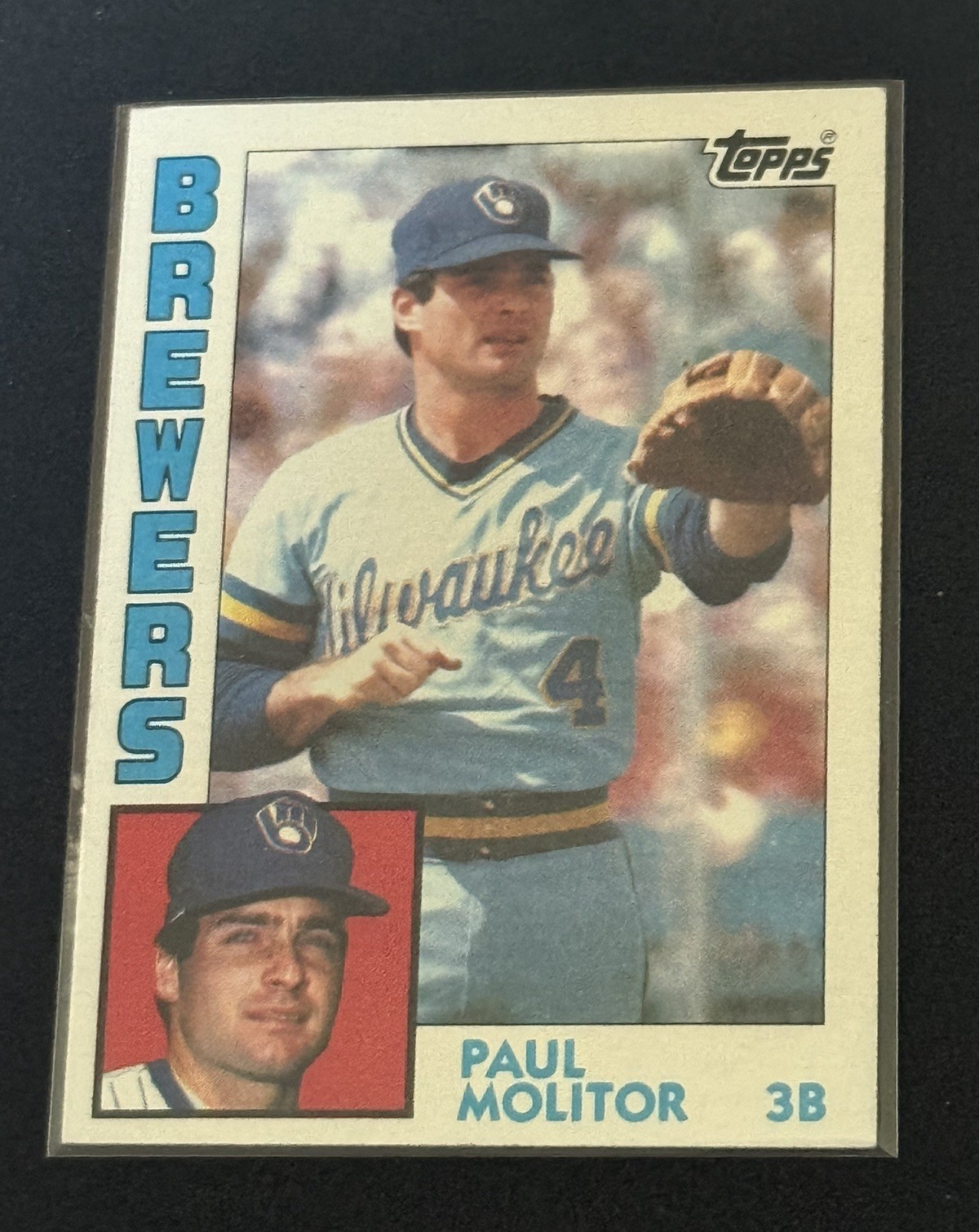 1984 Topps #60 Paul Molitor Milwaukee Brewers