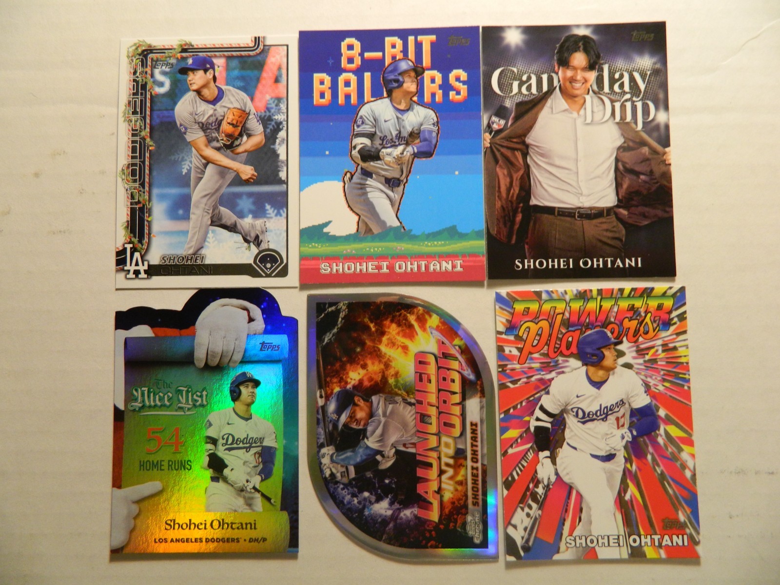 2018 – 2025 Topps, Panini, Bowman & More Shohei Ohtani Cards U Pick Finish Set