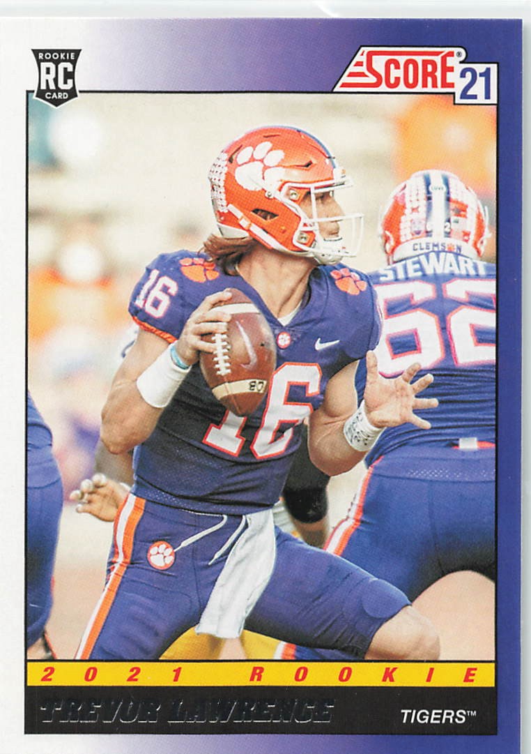 2021 Score – 1991 Throwback Rookies Trevor Lawrence #TB1 (RC)