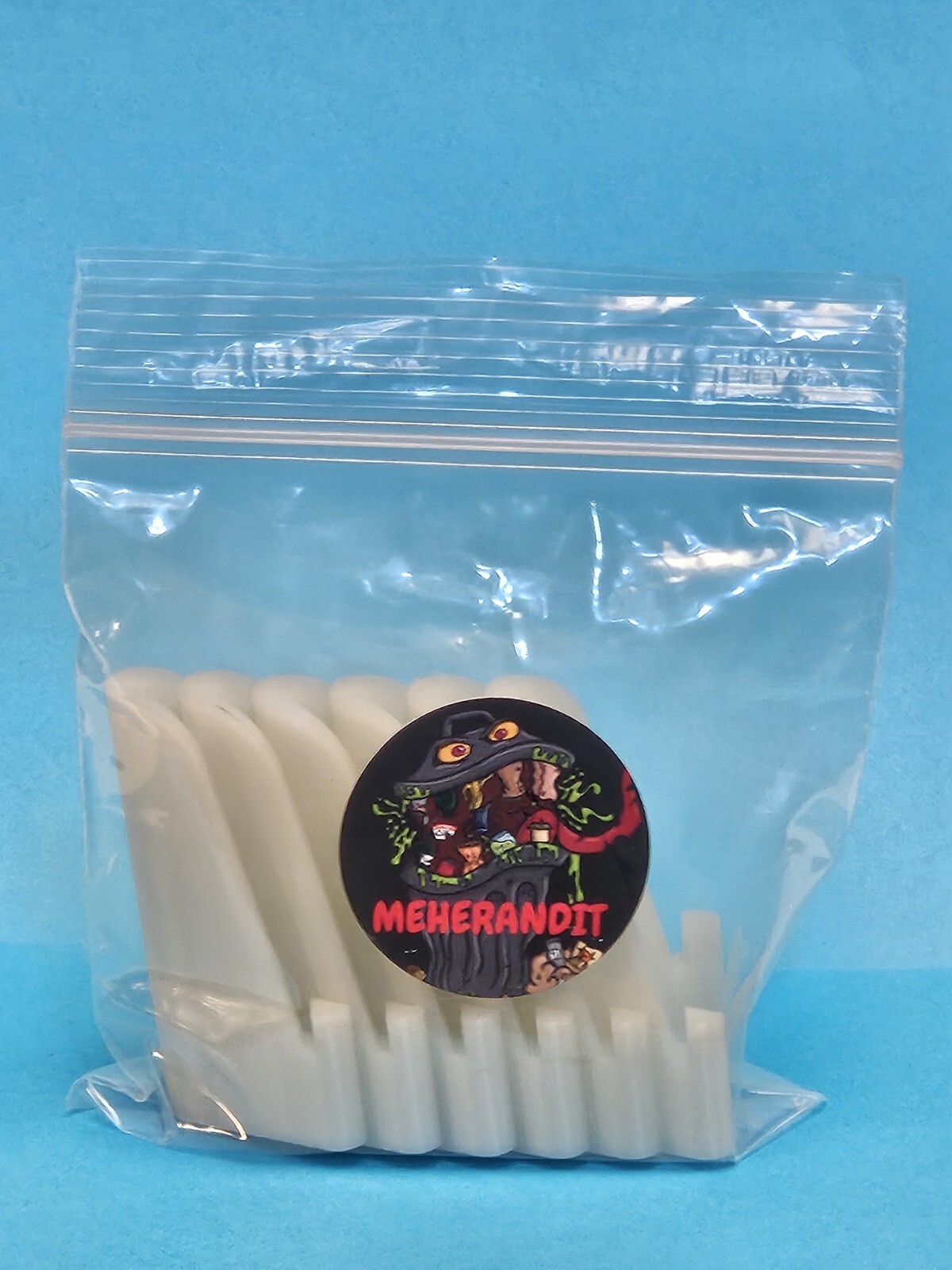 Top Loader Card Stand Holder Display 6 Pack GLOW IN THE DARK