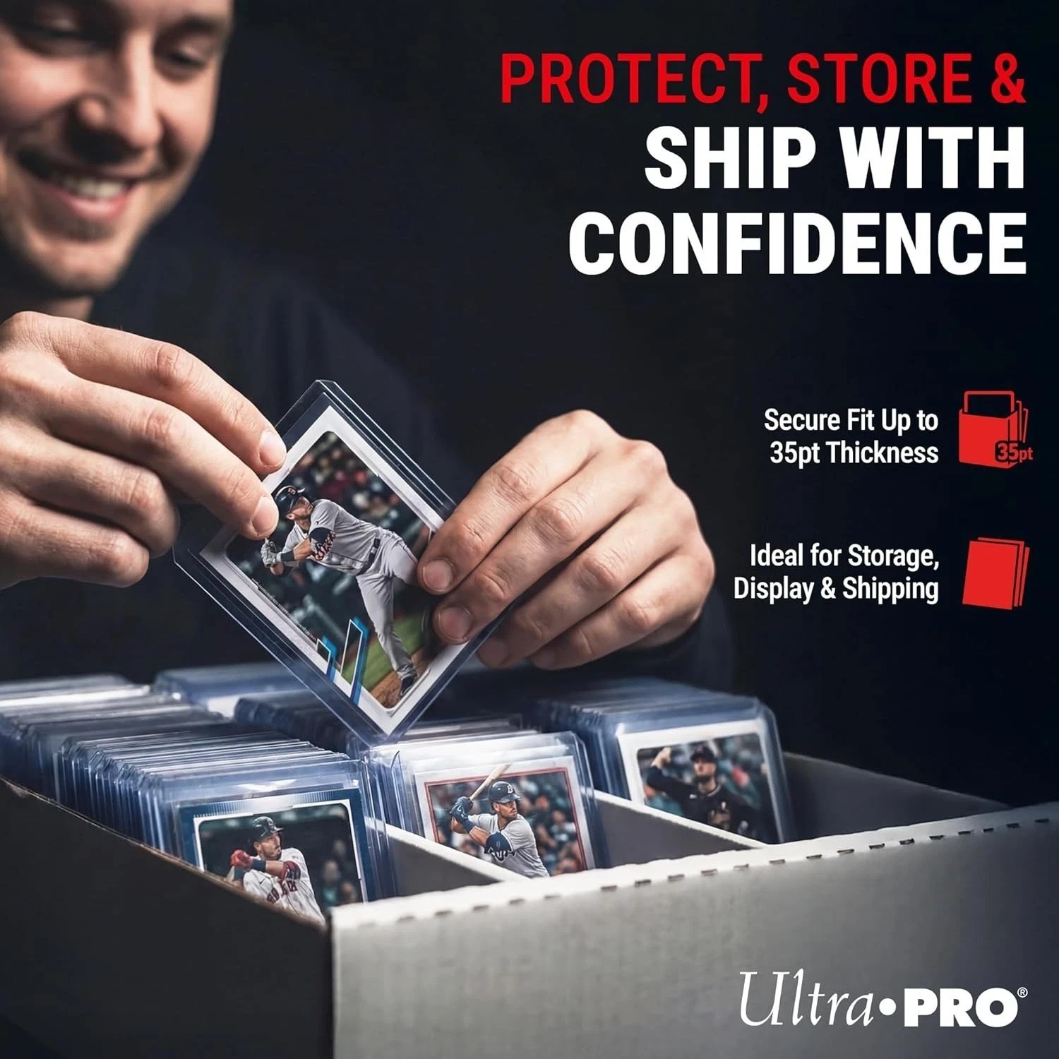 3″ x 4″ Clear Card Toploaders with Sleeves – 200 Count for Collectors