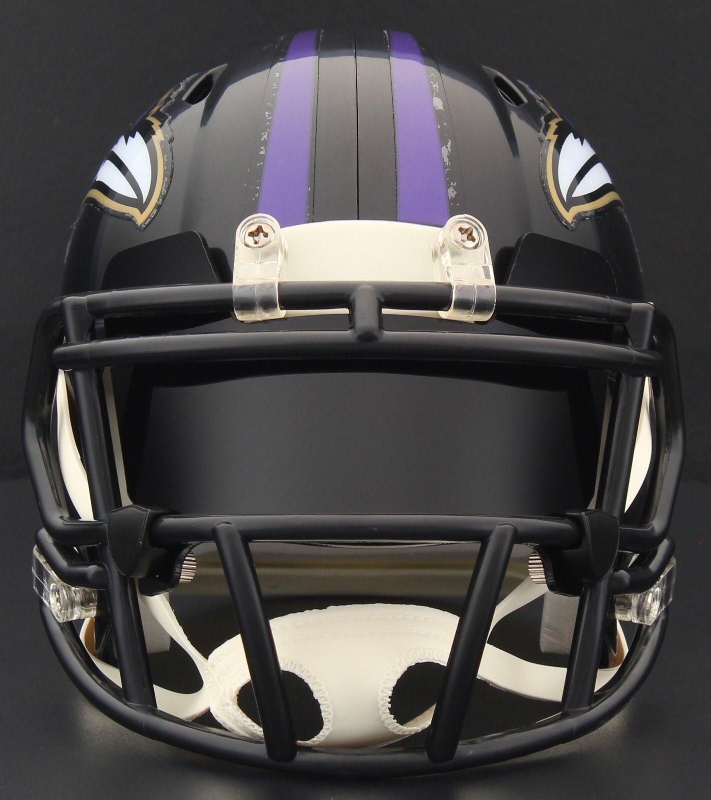 BALTIMORE RAVENS NFL Riddell SPEED Mini Football Helmet w/ EYE SHIELD VISOR