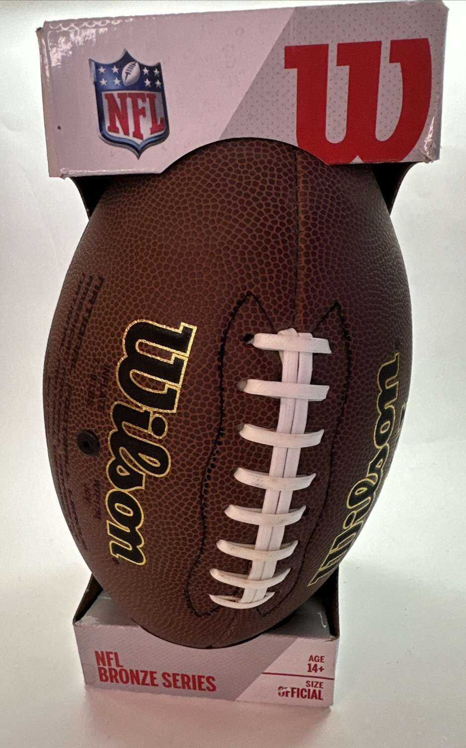 Wilson NFL Bronze Series Official Size Football WTF1795 New in Box
