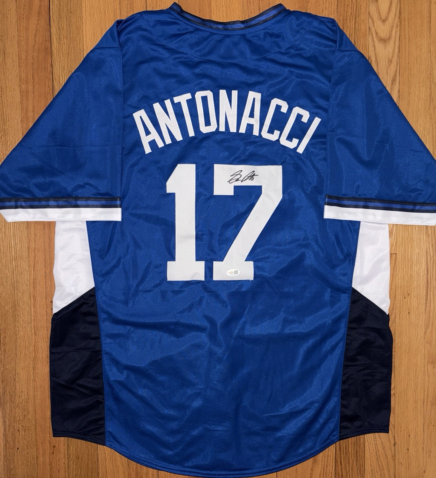 Sam Antonacci Signed Custom Team Italy Custom WBC Jersey JSA WITNESS COA