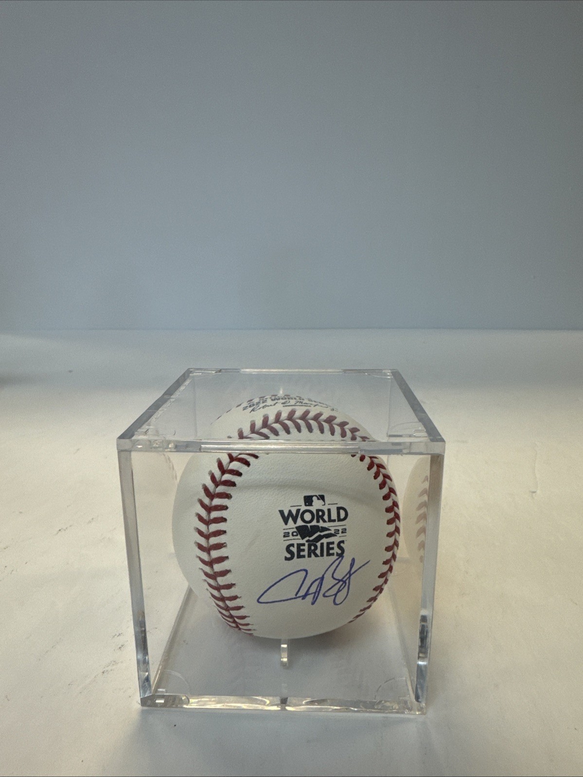 Alex Bregman Autographed Rawlings World Series 2022 ML Baseball & Beckett Coa