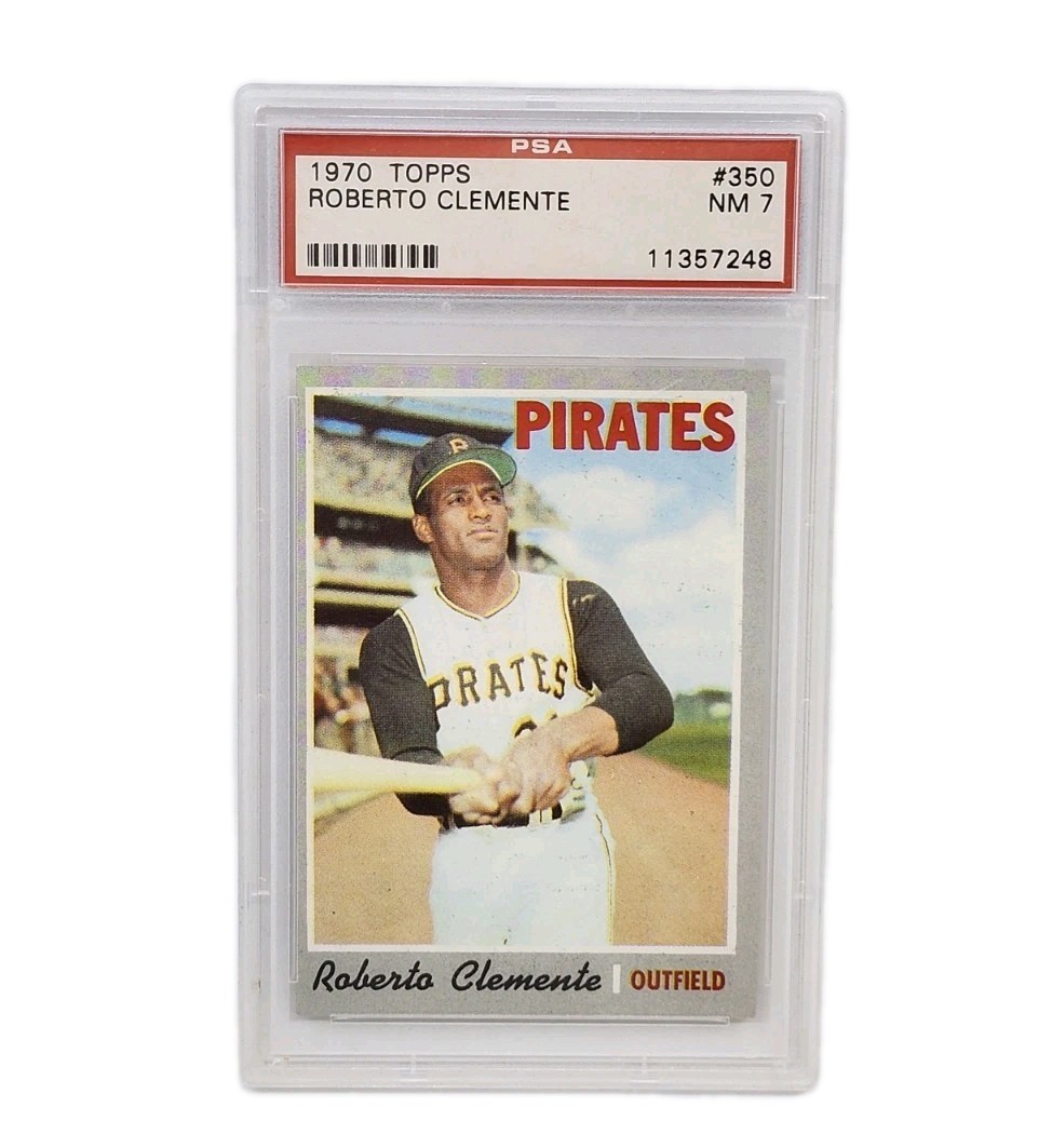 1970 Topps #350 Roberto Clemente NM PSA 7 Pirates