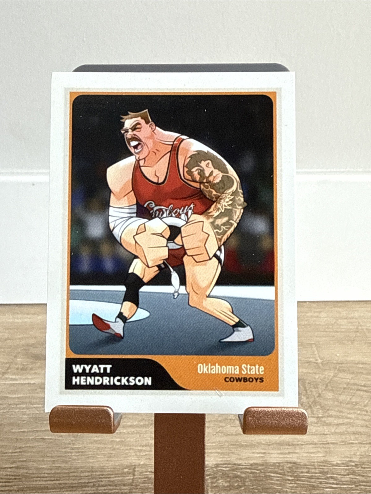 Wyatt Hendrickson Oklahoma State Cowboys Wrestling Trading Card – Collegiate