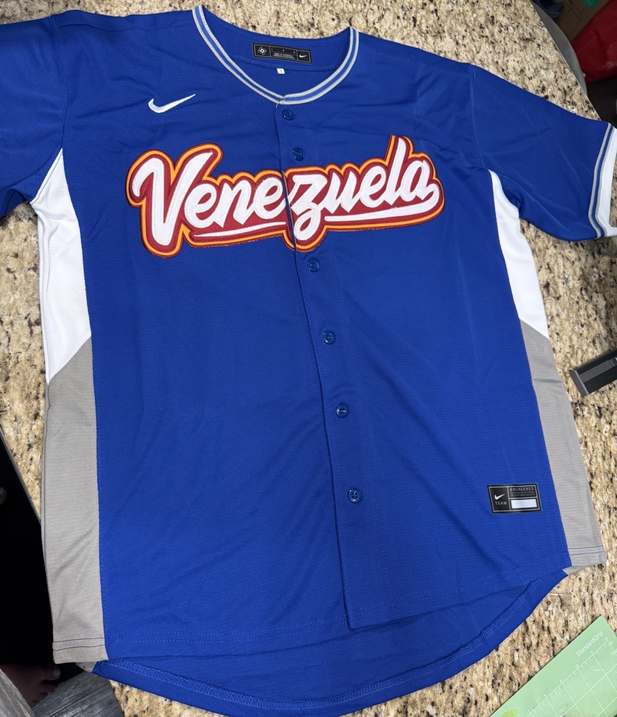 Ronald Acuna Jr #21 Jersey World Baseball Classic Venezuela NEW Blue