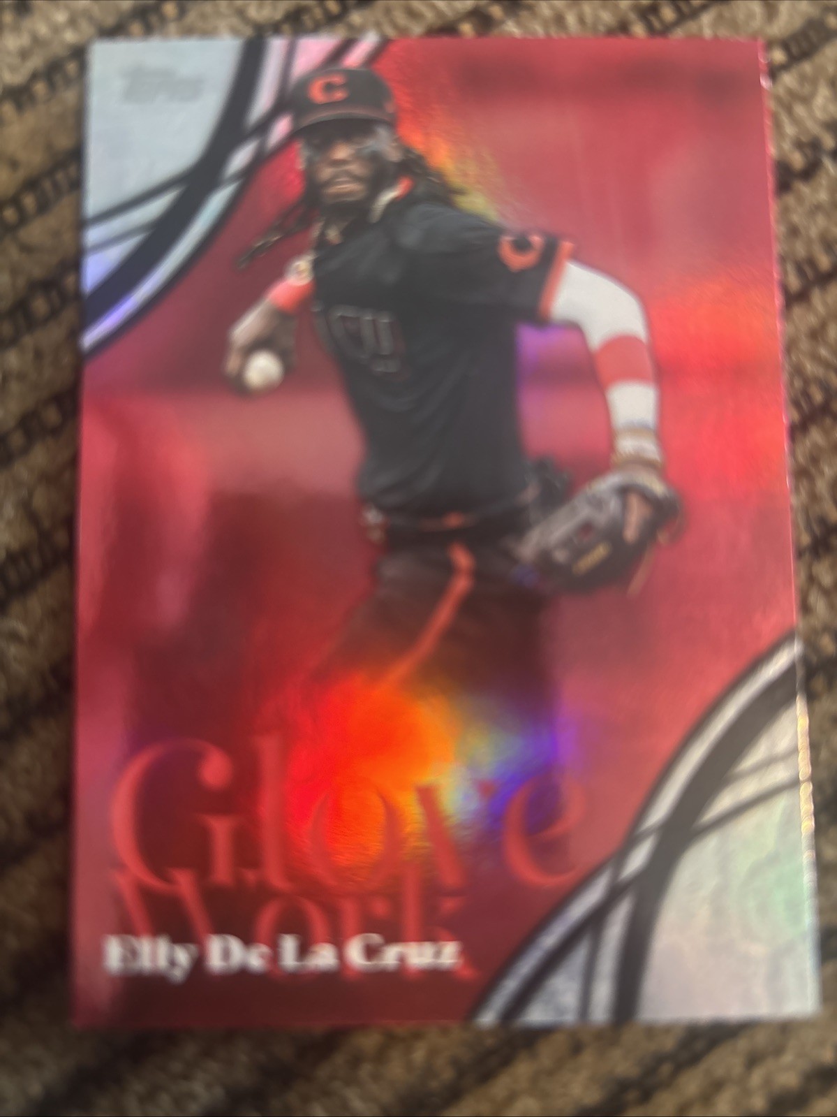 2026 Topps Series 2 – Glove Work – #GW-65 – Elly De La Cruz – Foil Insert