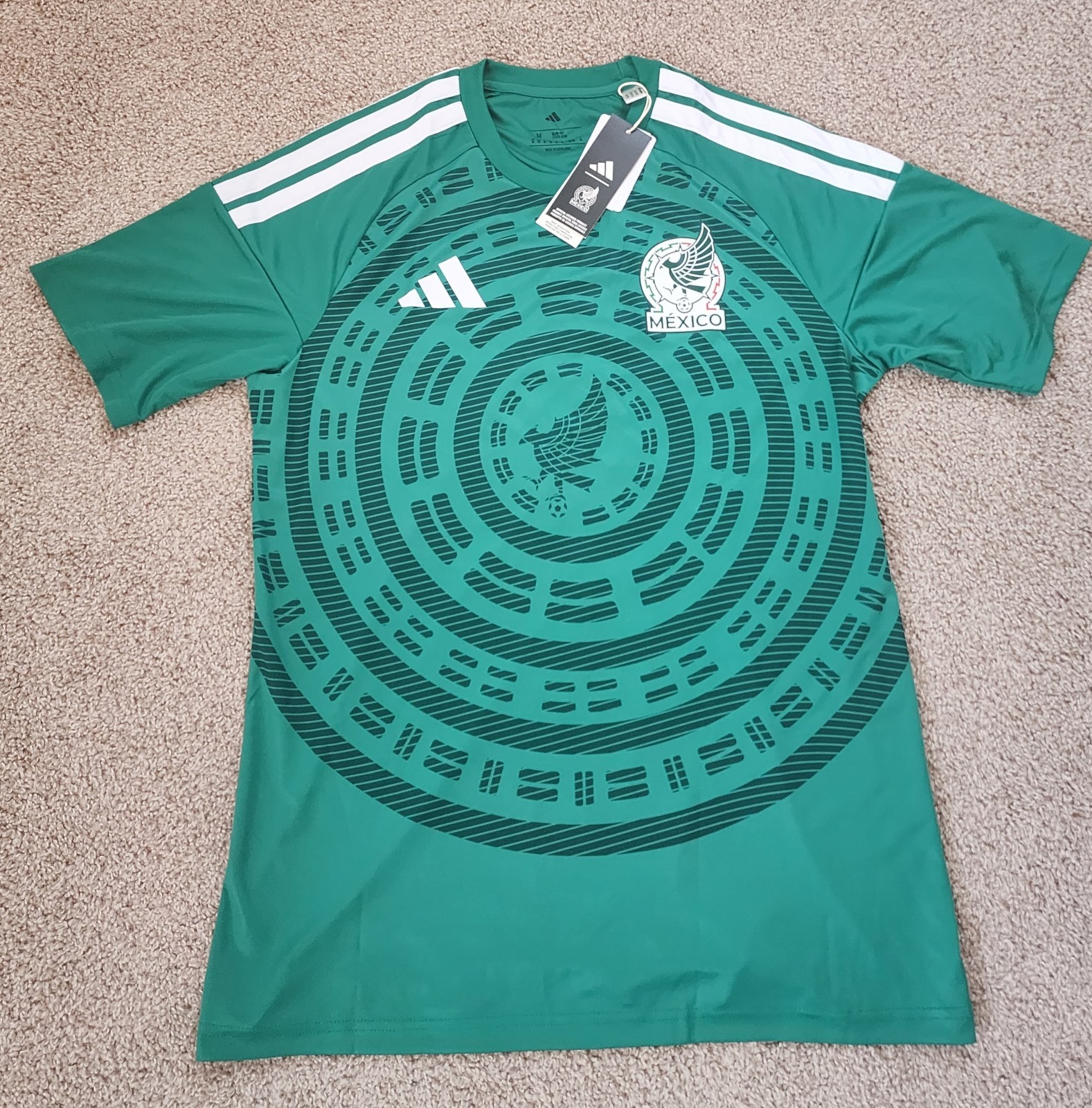 adidas Men’s Mexico Jersey size M fmf h jsy fan made in Honduras