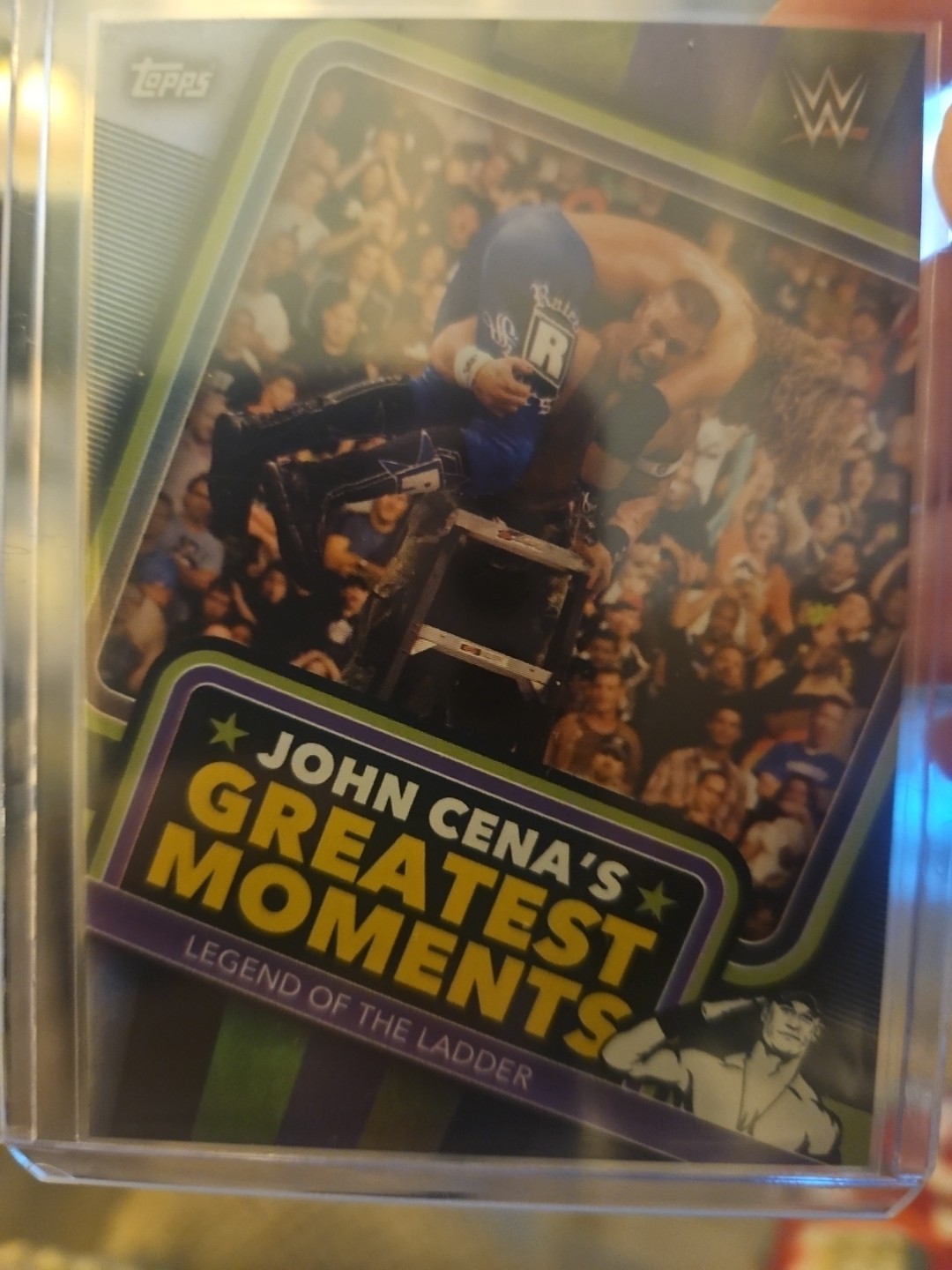2021 Topps WWE Superstars Greatest Moments John Cena Legend of the Ladder