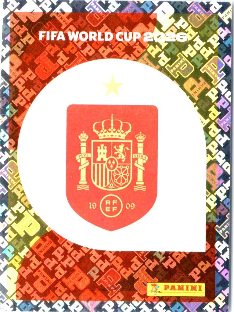 2026 Panini World Cup Sticker Spain Gold Crumple Foil Multi Variation Pick