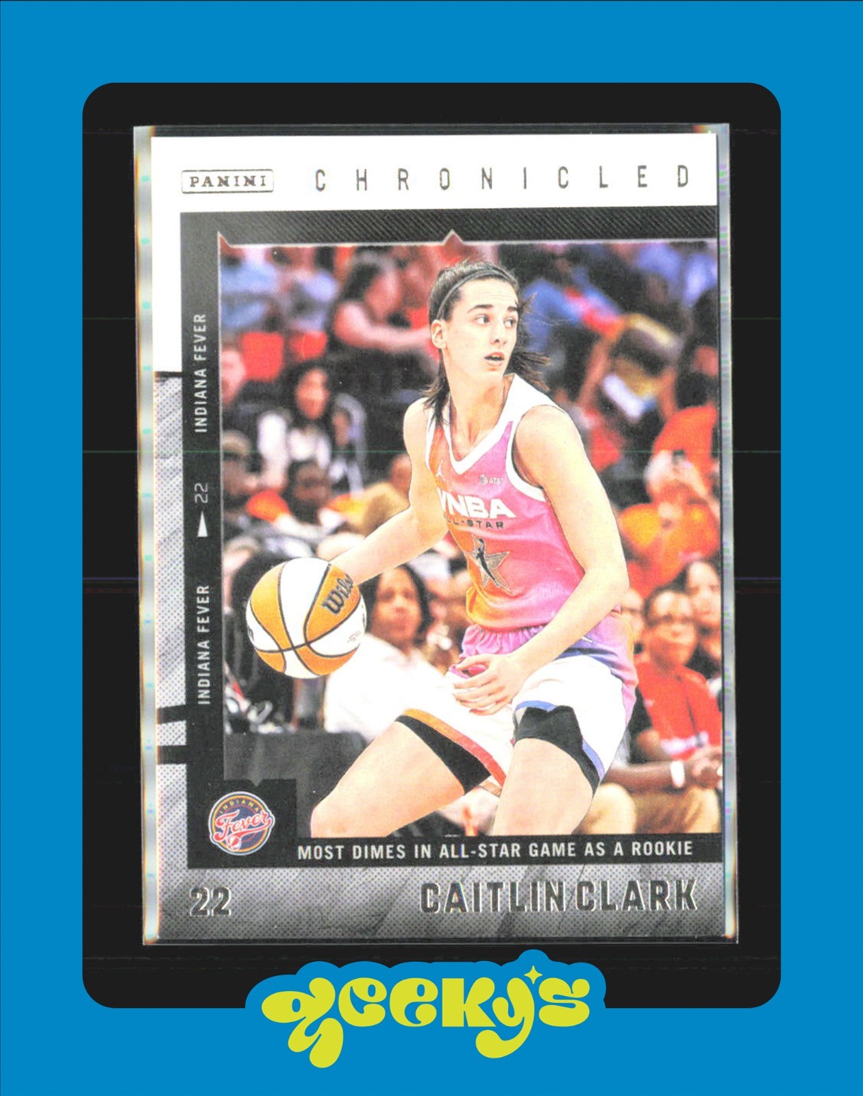 2025 Panini Caitlin Clark Chronicled [Base] No 7 Fever WNBA $2MIN ORDER