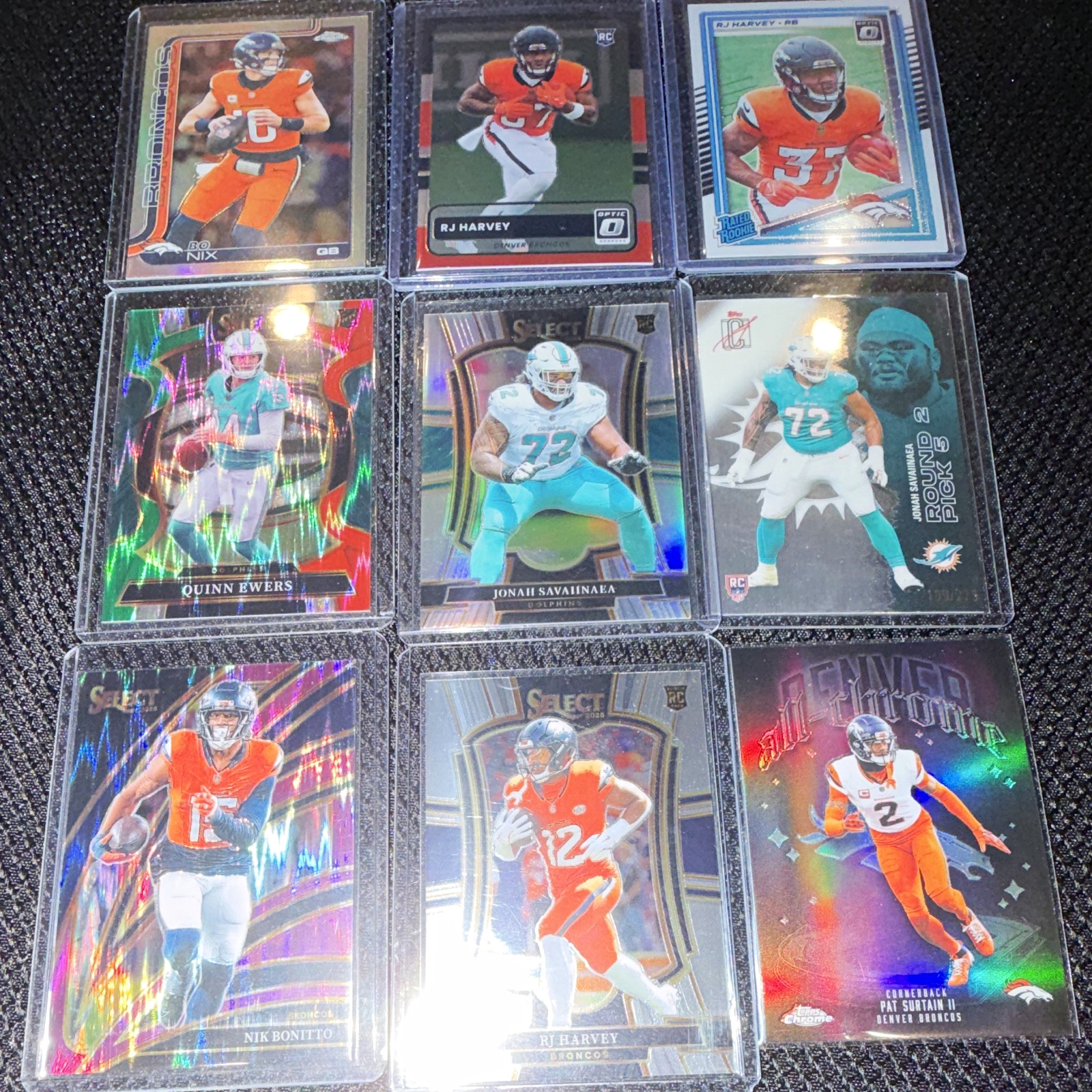 Mixed Lot Dolphins & Broncos – Nix Silver, Bonitto 339/699, Savaiinaea 109/275