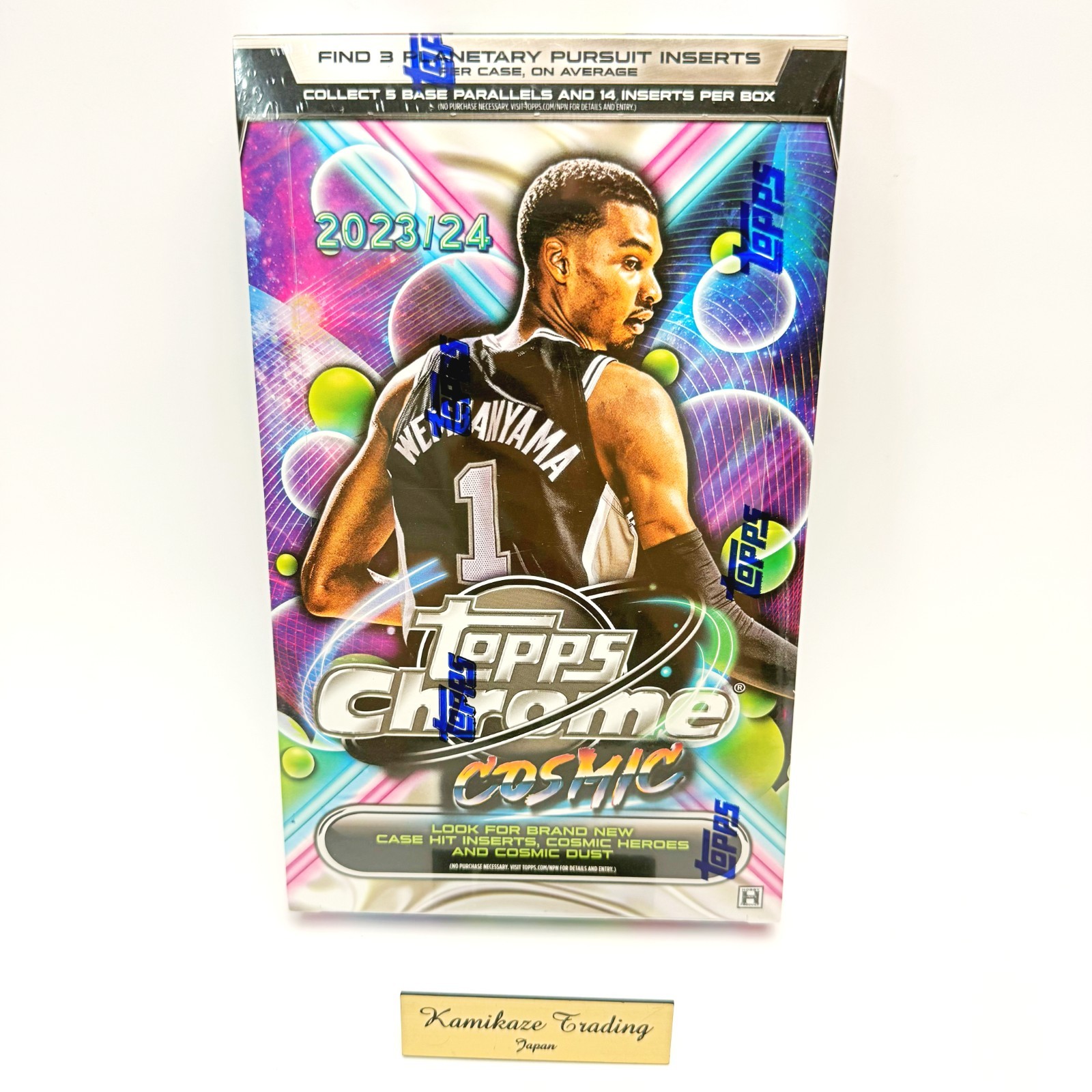2023-24 Topps Cosmic Chrome Basketball Hobby Box Sealed Wembanyama Auto