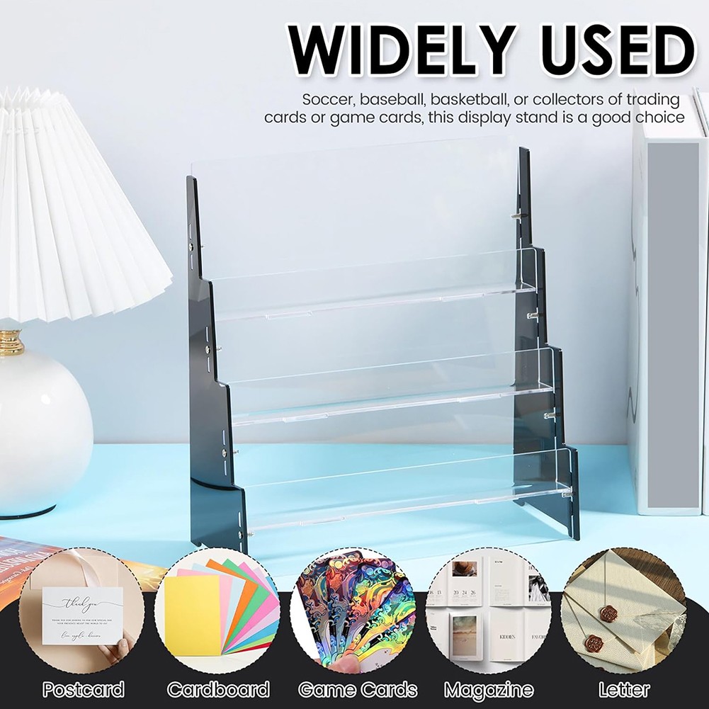 Acrylic Trading Card Display Stand Holder For Sports Baseball Trading Game Card