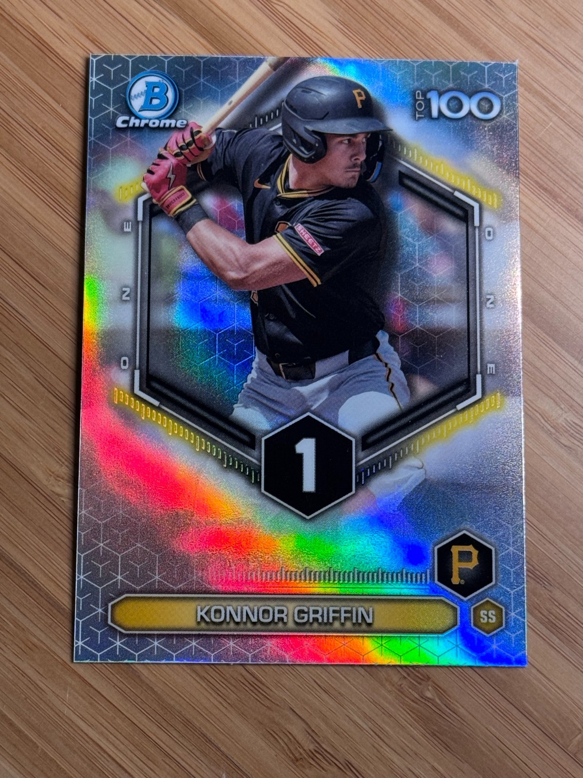 Konnor Griffin 2026 Bowman – Bowman Scouts Top 100 Pittsburgh Pirates #BTP-1
