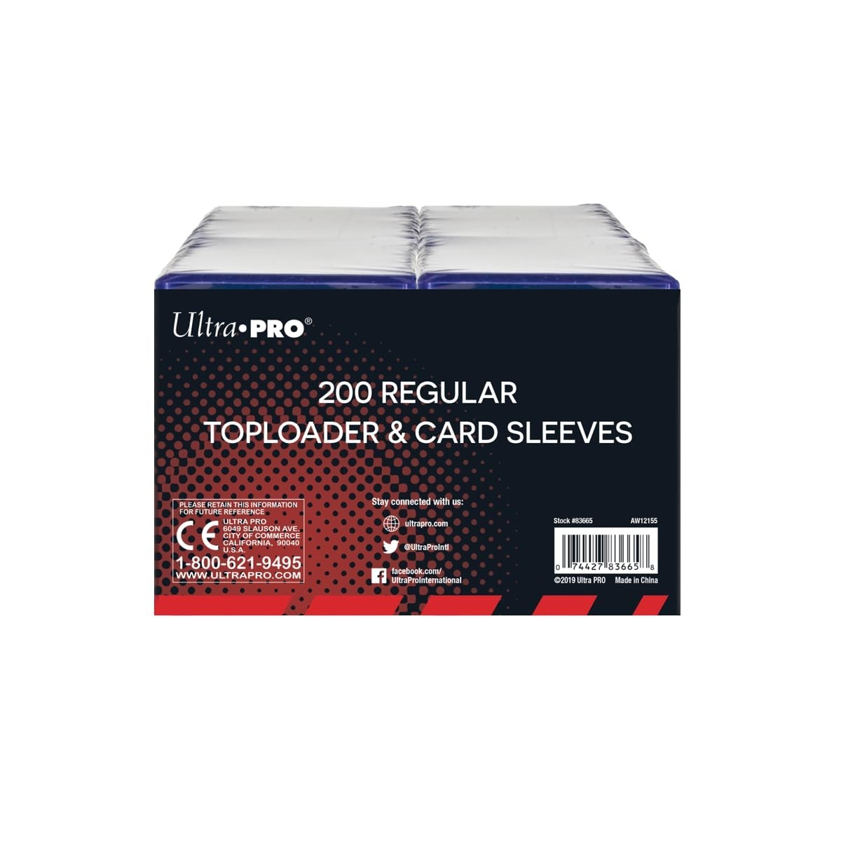 Ultra PRO 3″ x 4″ Clear Regular Toploaders and Soft Sleeves Bundle (200ct)