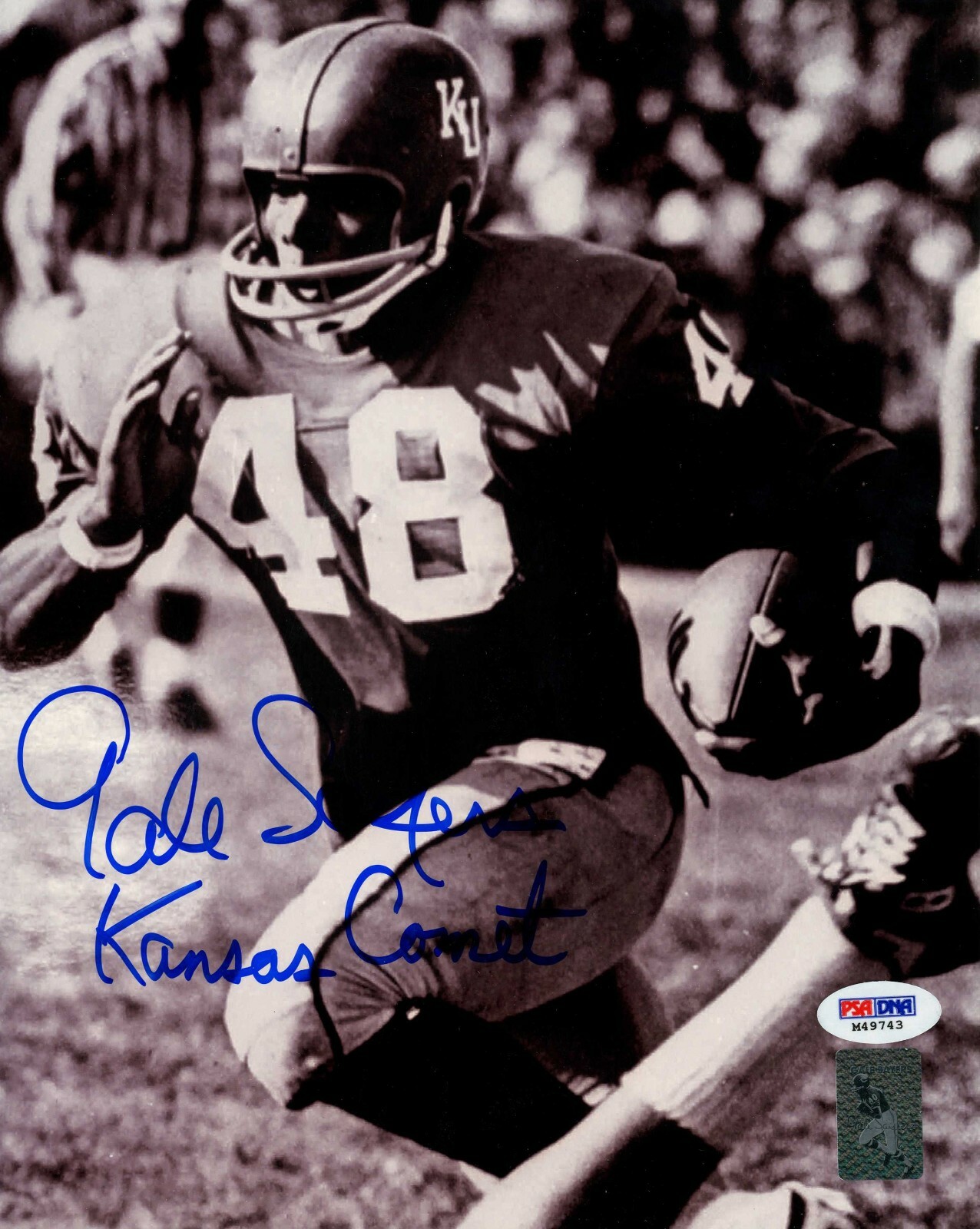 Gale Sayers Reproduction signed archival quality photo