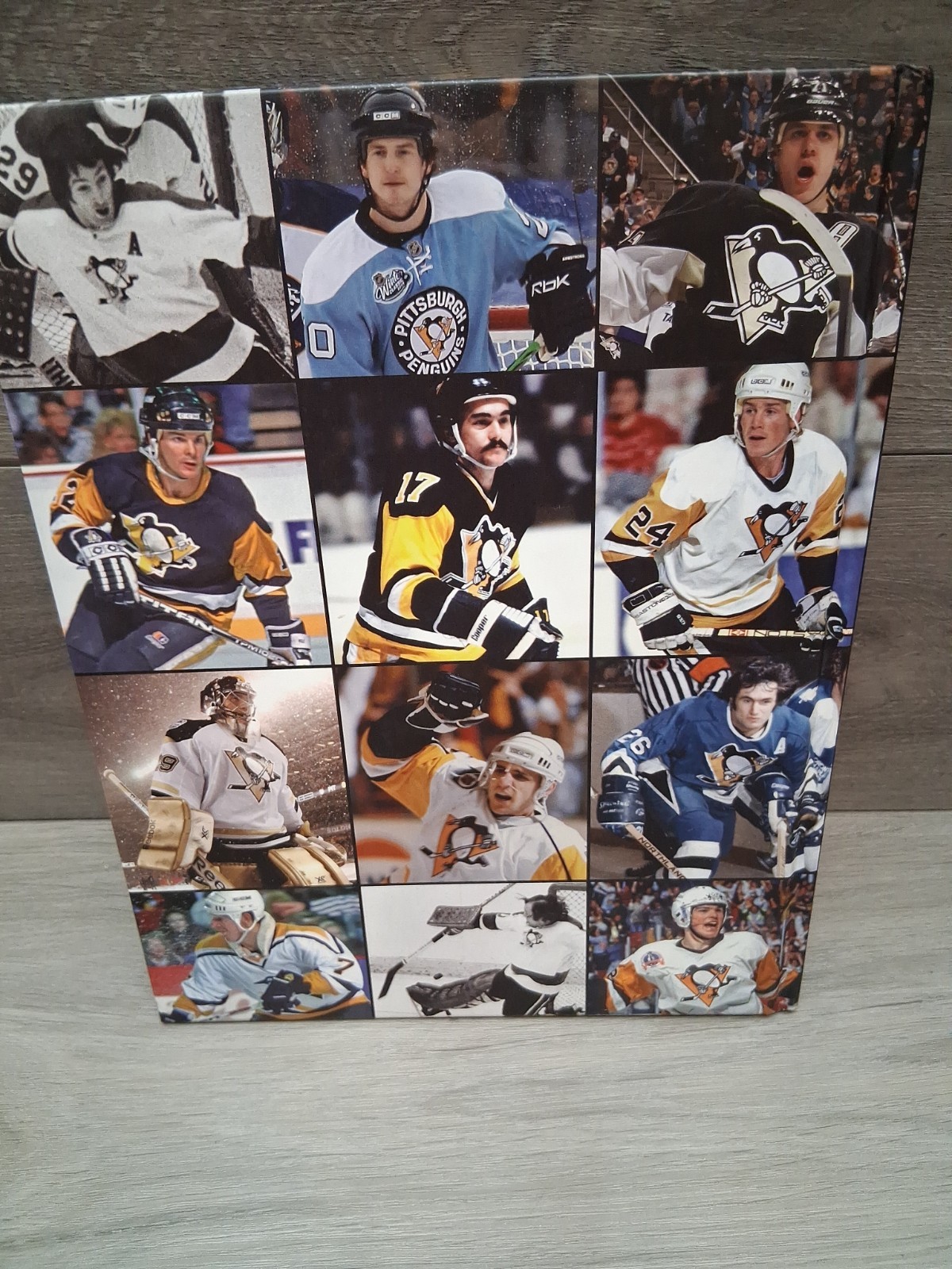 Skybox Press Pittsburgh Penguins Jerseys Then & Now Hardcover Book +letter