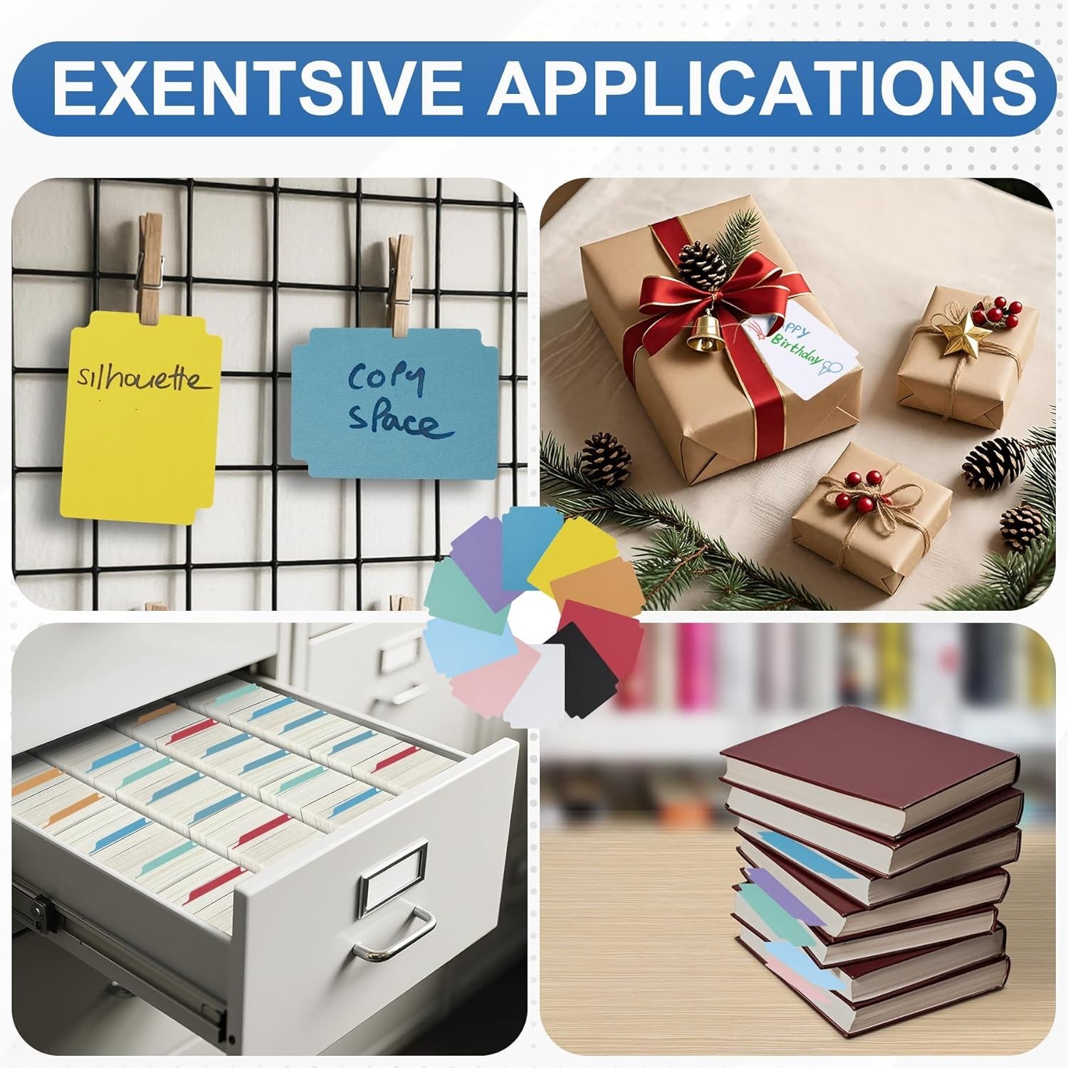 Durable 100-Pack Trading Card Dividers With Writable Surface for Easy Sorting