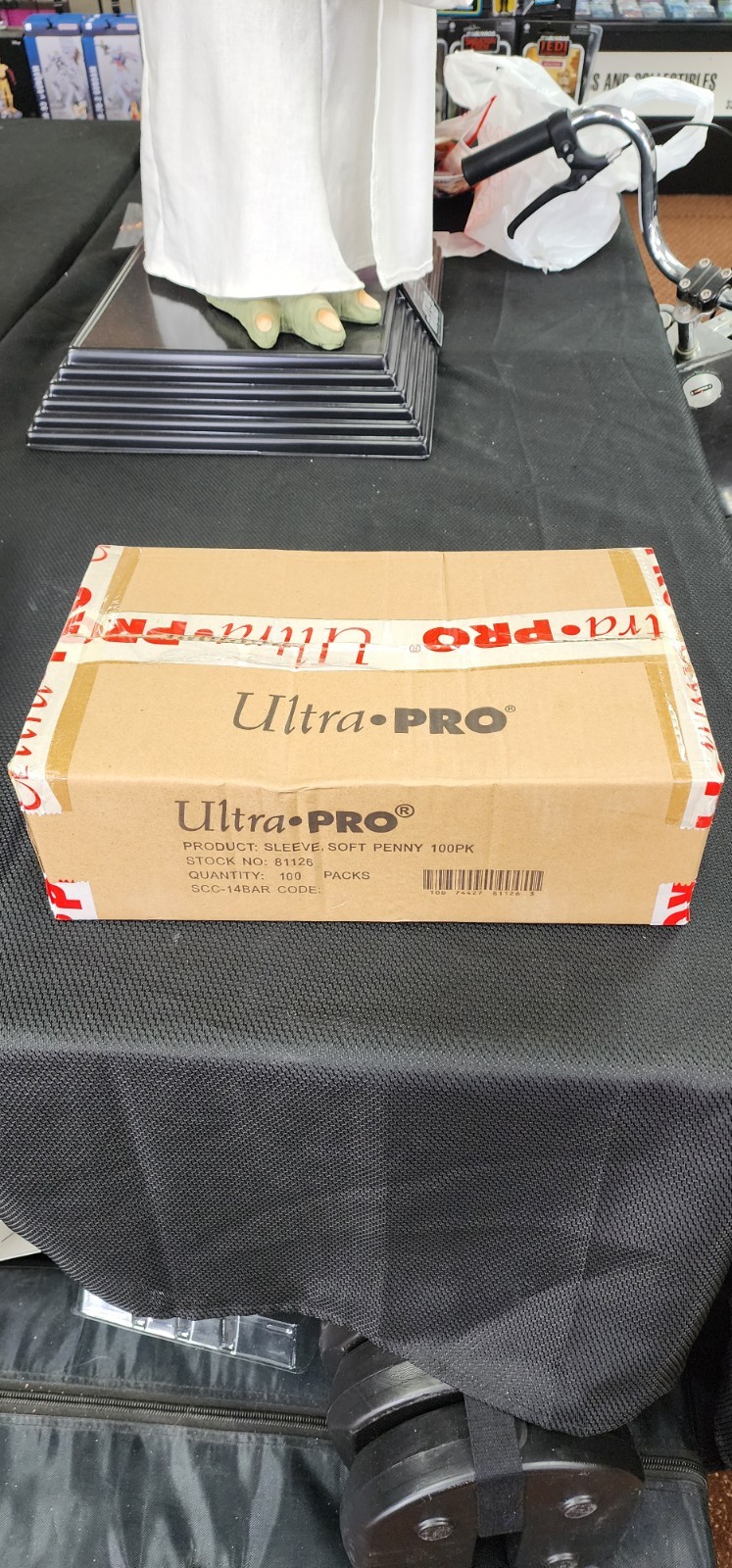 SEALED CASE 100 x 100 ct. 81126 Ultra Pro: Soft Penny Sleeves for Standard Cards