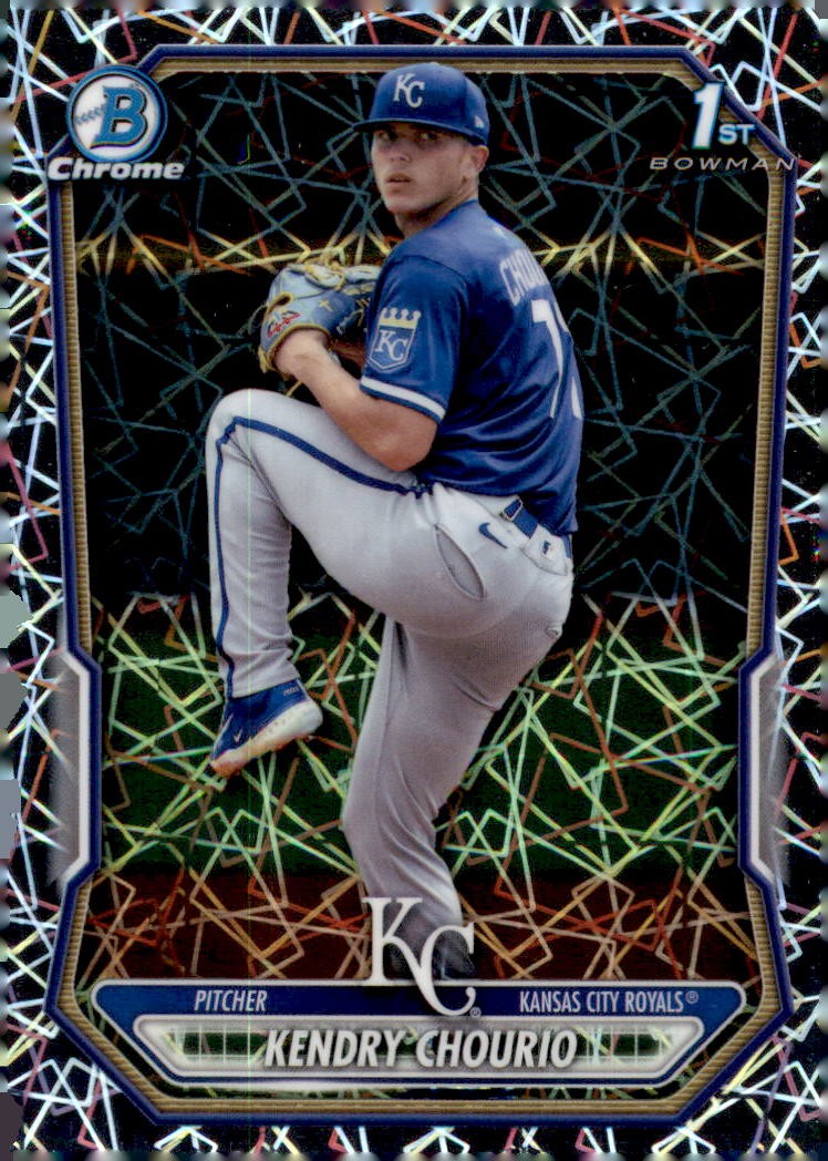 2026 Bowman #BCP-7 Kendry Chourio Chrome Prospects Lazer Refractor