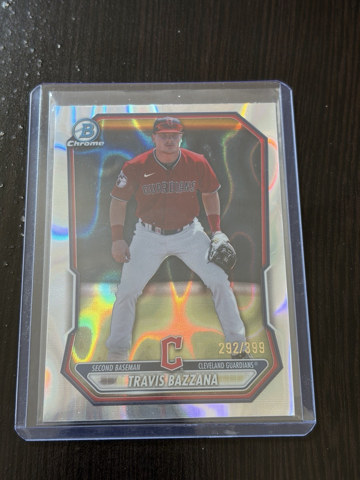 2026 Bowman Chrome Travis Bazzana Lava Refractor #041/399 Guardians