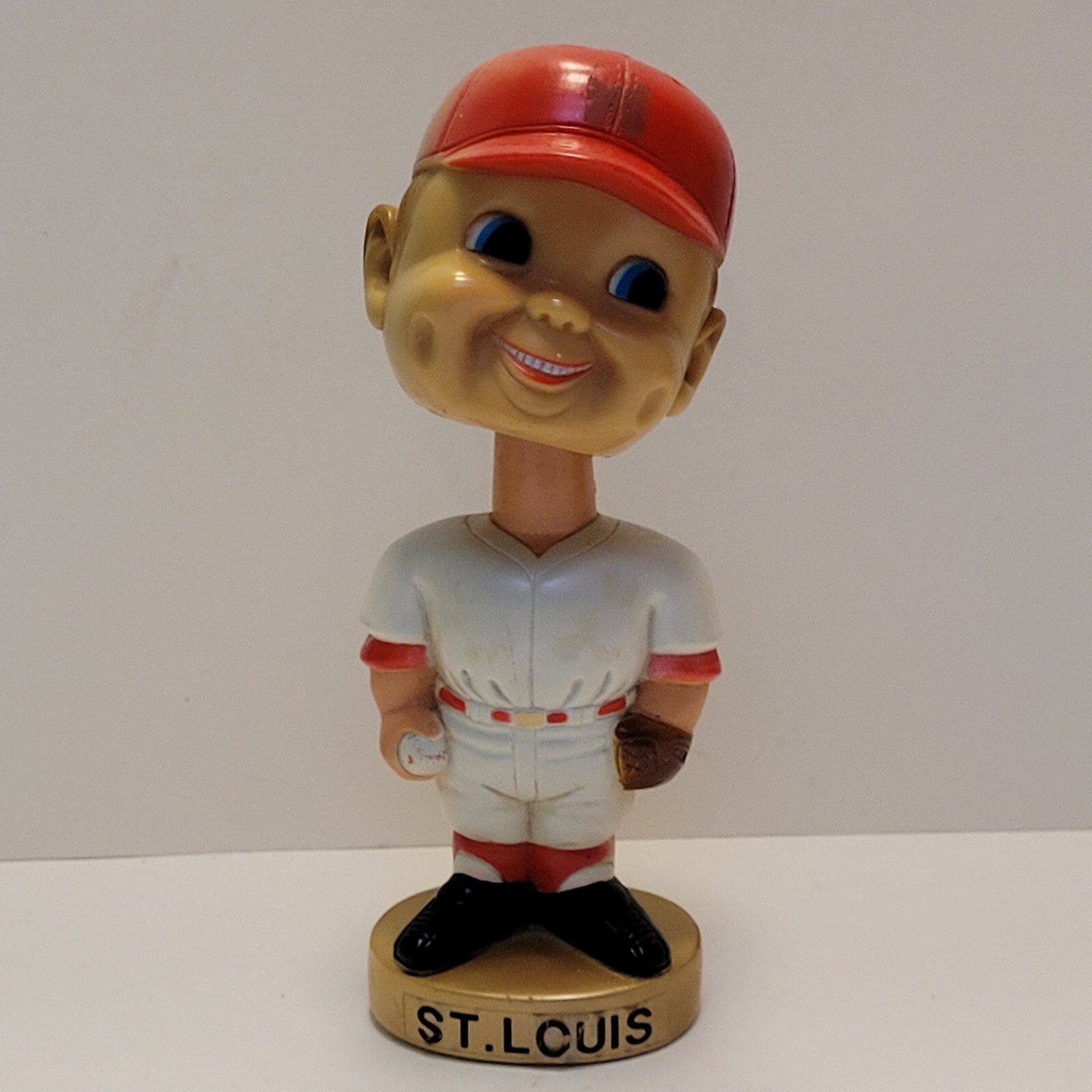 Vintage St Louis Cardinals Baseball Bobble Head Unspecified Player 8″ Tall