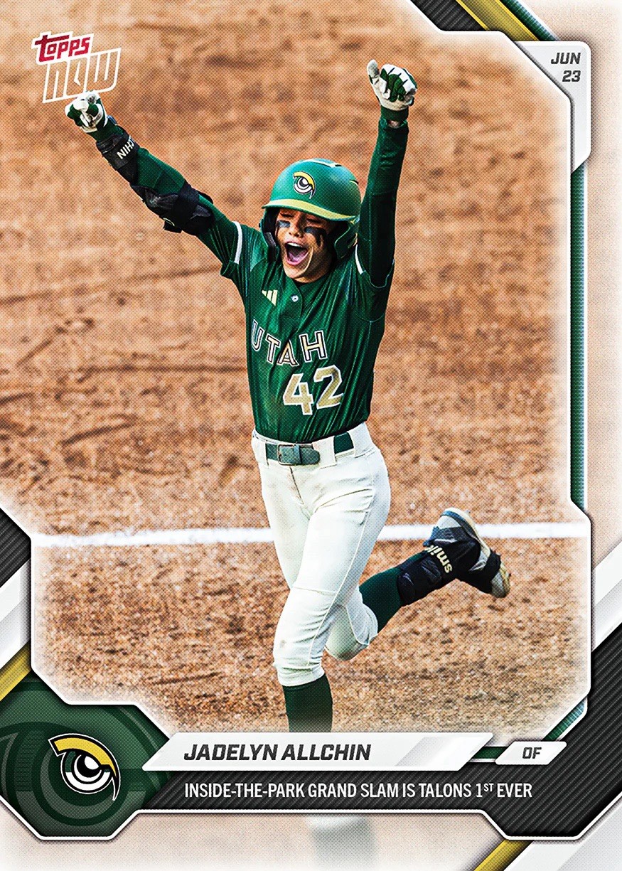 Jadelyn Allchin Inside The Park Grand Slam 2026 AUSL Topps NOW – Card 16 Presale