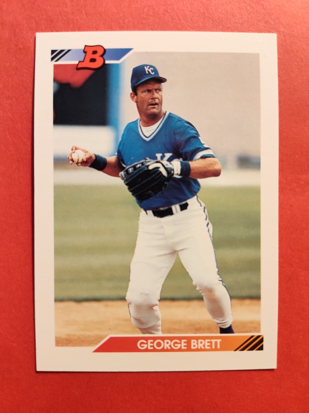 1992 Bowman – George Brett #500 Royals