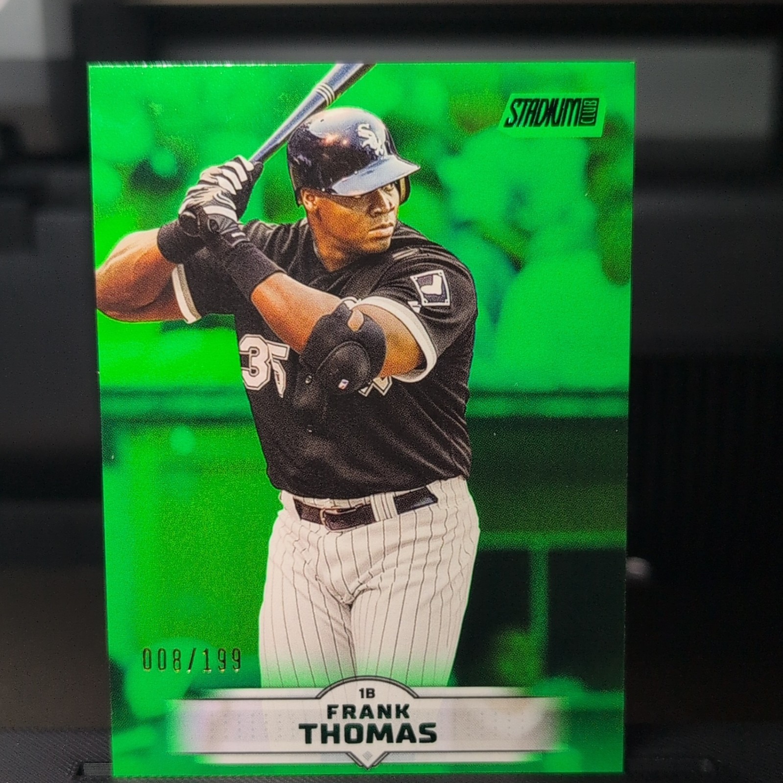 2025 Stadium Club #1 Frank Thomas Green Foil #/199