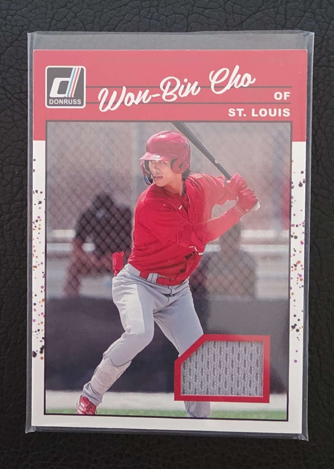 2023 Panini Donruss – Retro 1990 Materials Won-Bin Cho #90M-WBC (MEM, RC)