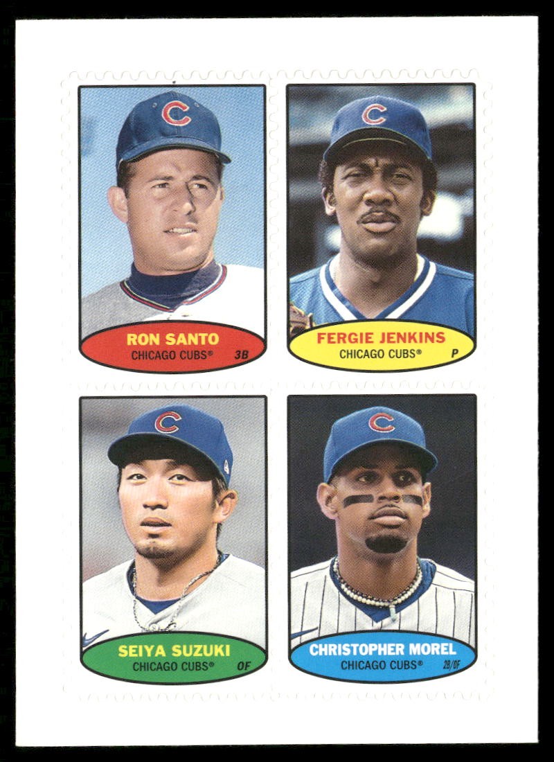Chicago Cubs 2023 Topps Heritage 1974 Stamps #74BS-9 / 74BS-10 / 74BS-11 / 7