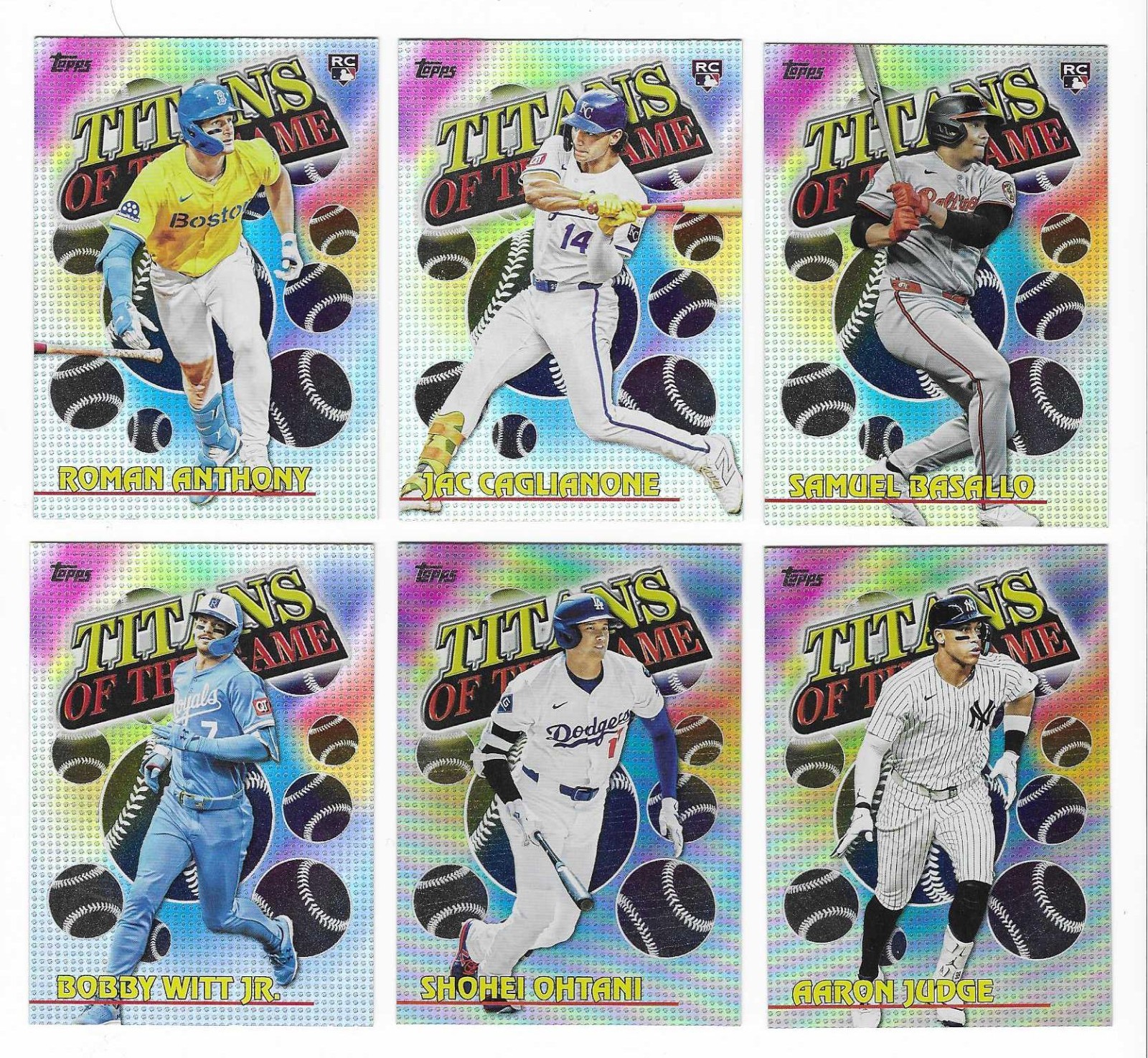2026 Topps Baseball Titans of the Game Inserts Pick from List Complete Your Set