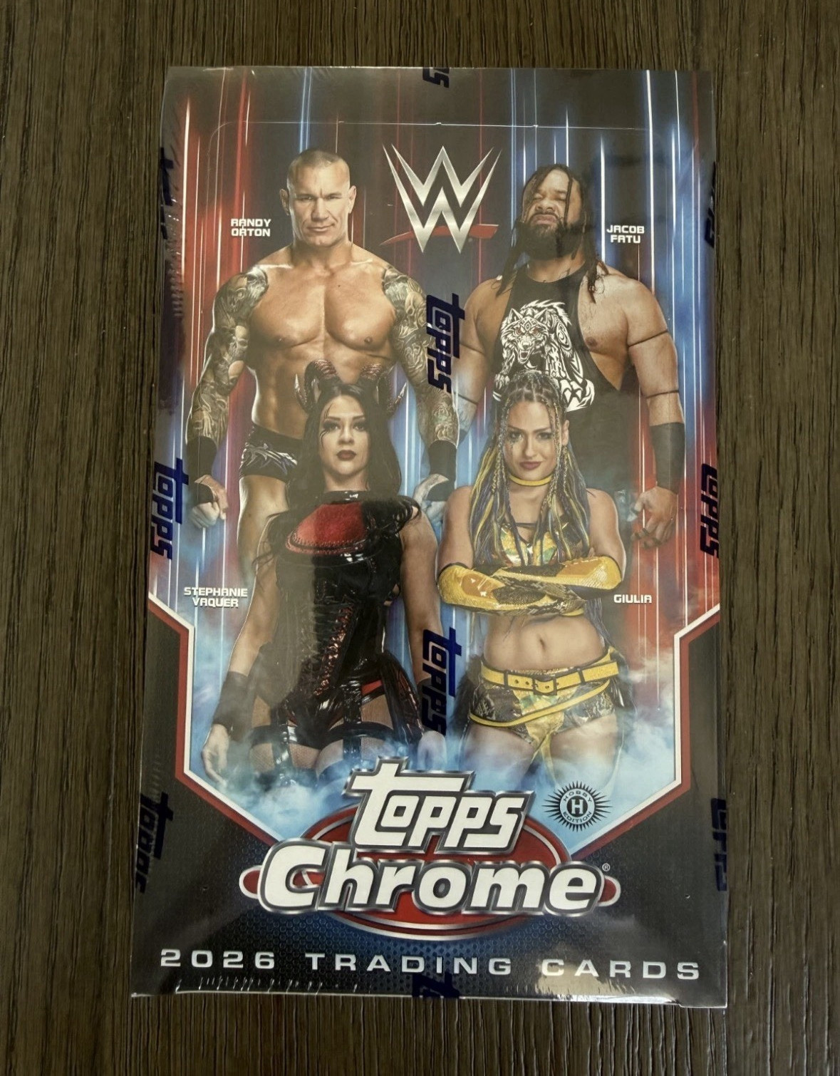 Topps 2026 Topps Chrome WWE Wrestling Factory Sealed Box 2 Autographs