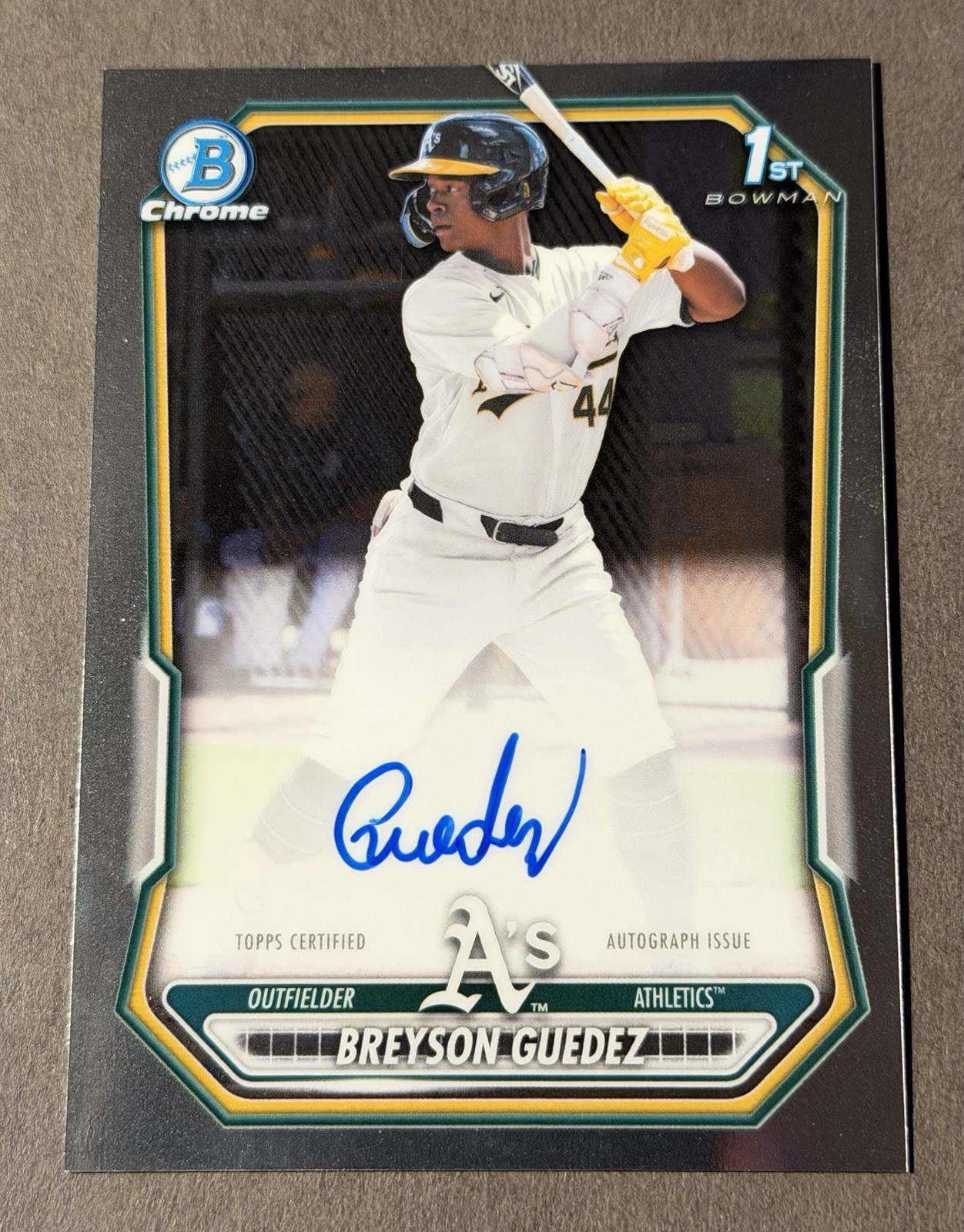 Breyson Guedez 2026 Bowman Chrome #CPA-BG Auto 1st RC