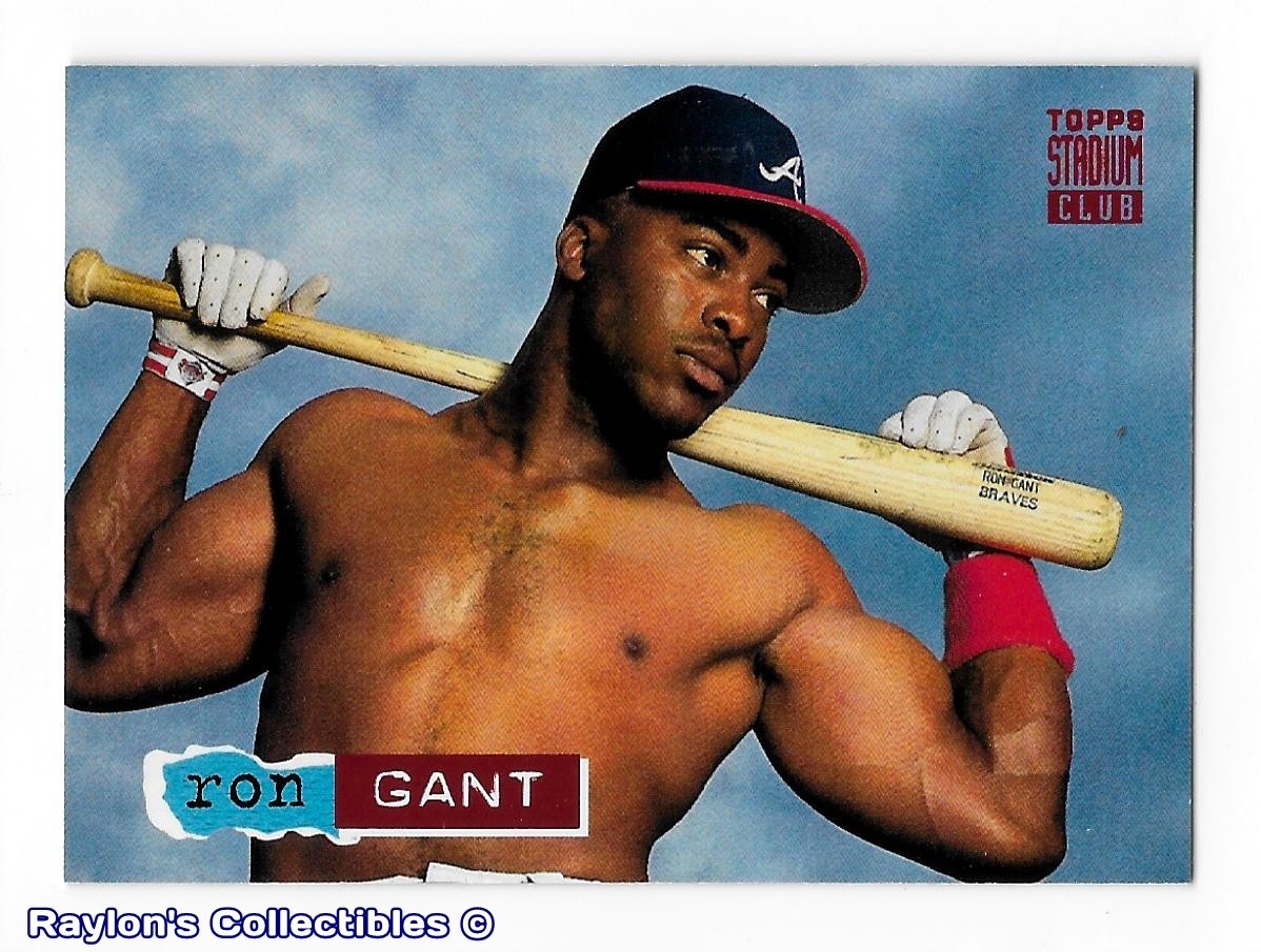 ⚾️ 1994 ~ Stadium Club #123 ~ Ron Gant ~ Braves ~ NrMt=7 ~ QTY