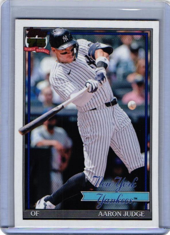 2026 Topps Series 1 – 1991 Topps Baseball Aaron Judge #T91-34