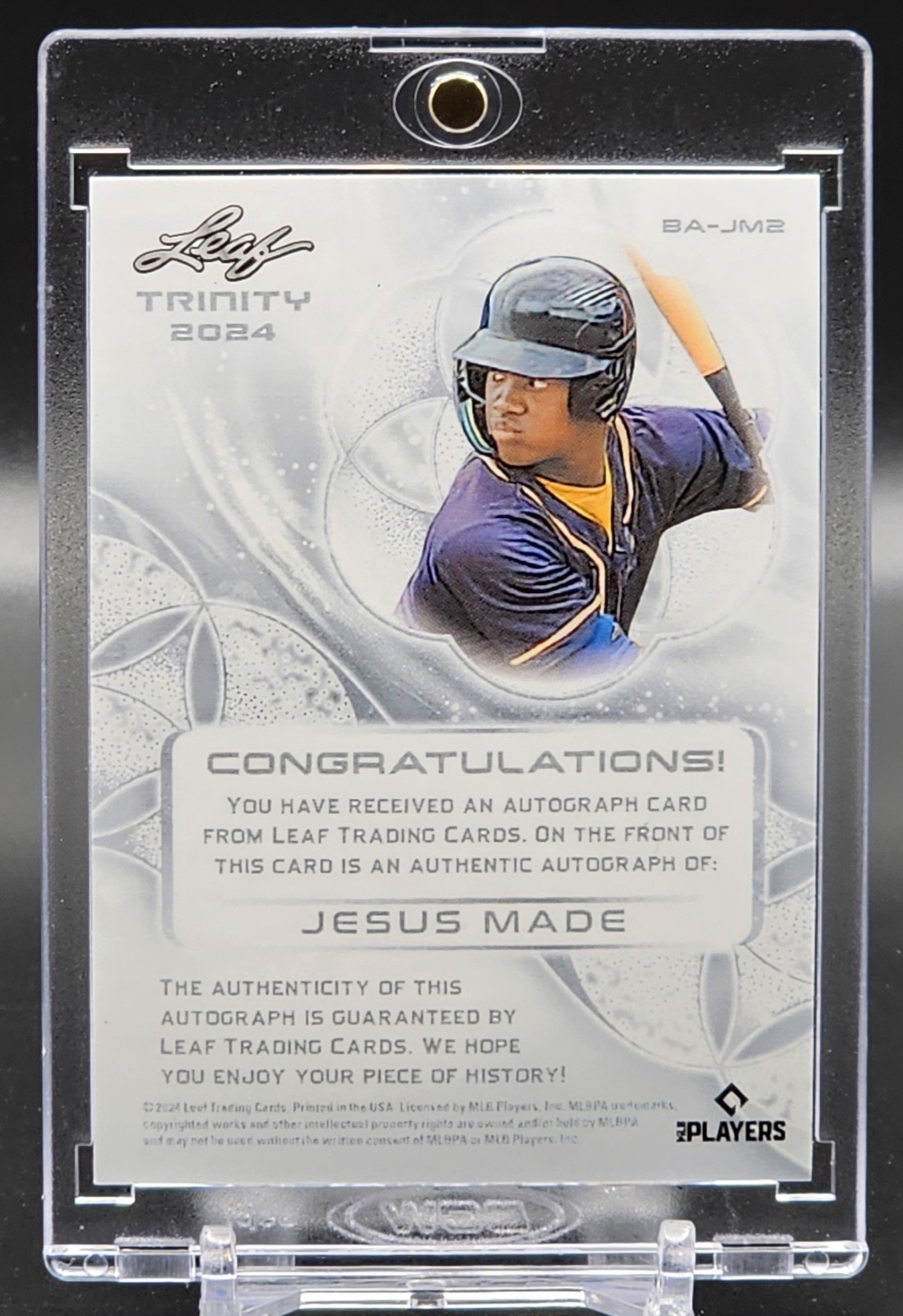 2024 Leaf Trinity – Autographs Jesus Made #BA-JM2 Bronze /99 (AU, RC)