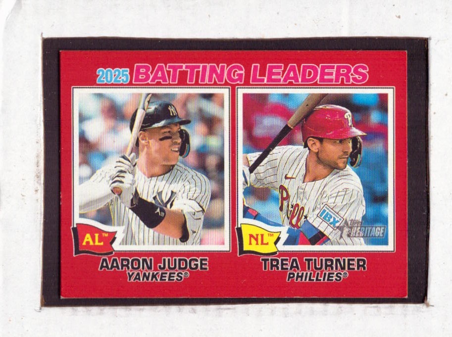 2026 Topps Heritage Red Border #1 – #400 – Finish Your Set – You Pick