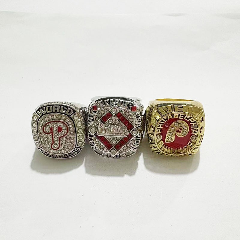 1980 2008 2009 Philadelphia Phillies World Series Championship Rings Set Size 11