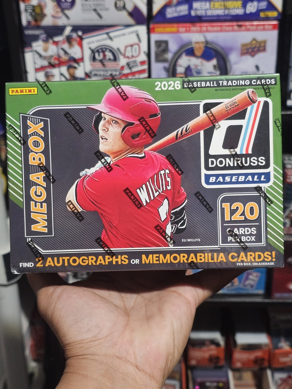 2026 Donruss Baseball Mega Box! (RECTANGLE) 2 Box Lot! New Factory Sealed