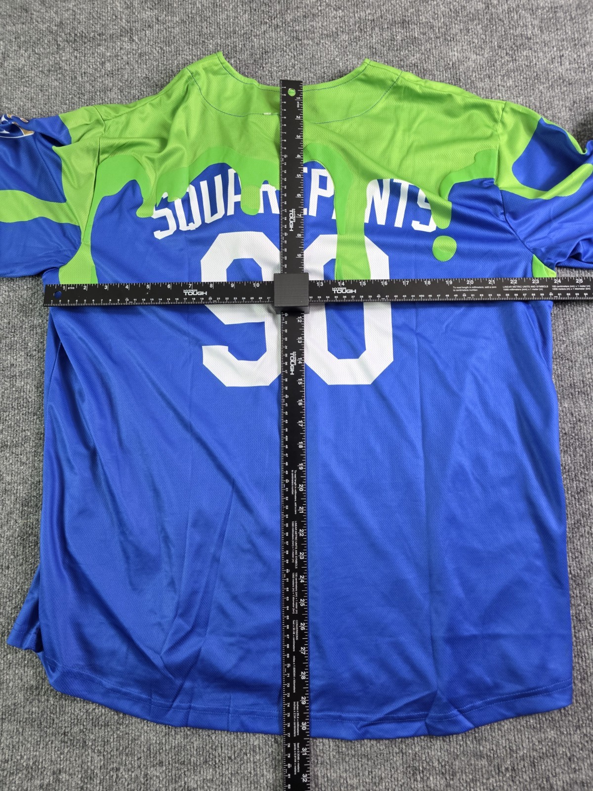 Kansas City Royals SpongeBob SquarePants Jersey Size XL with Patches Nickelodeon