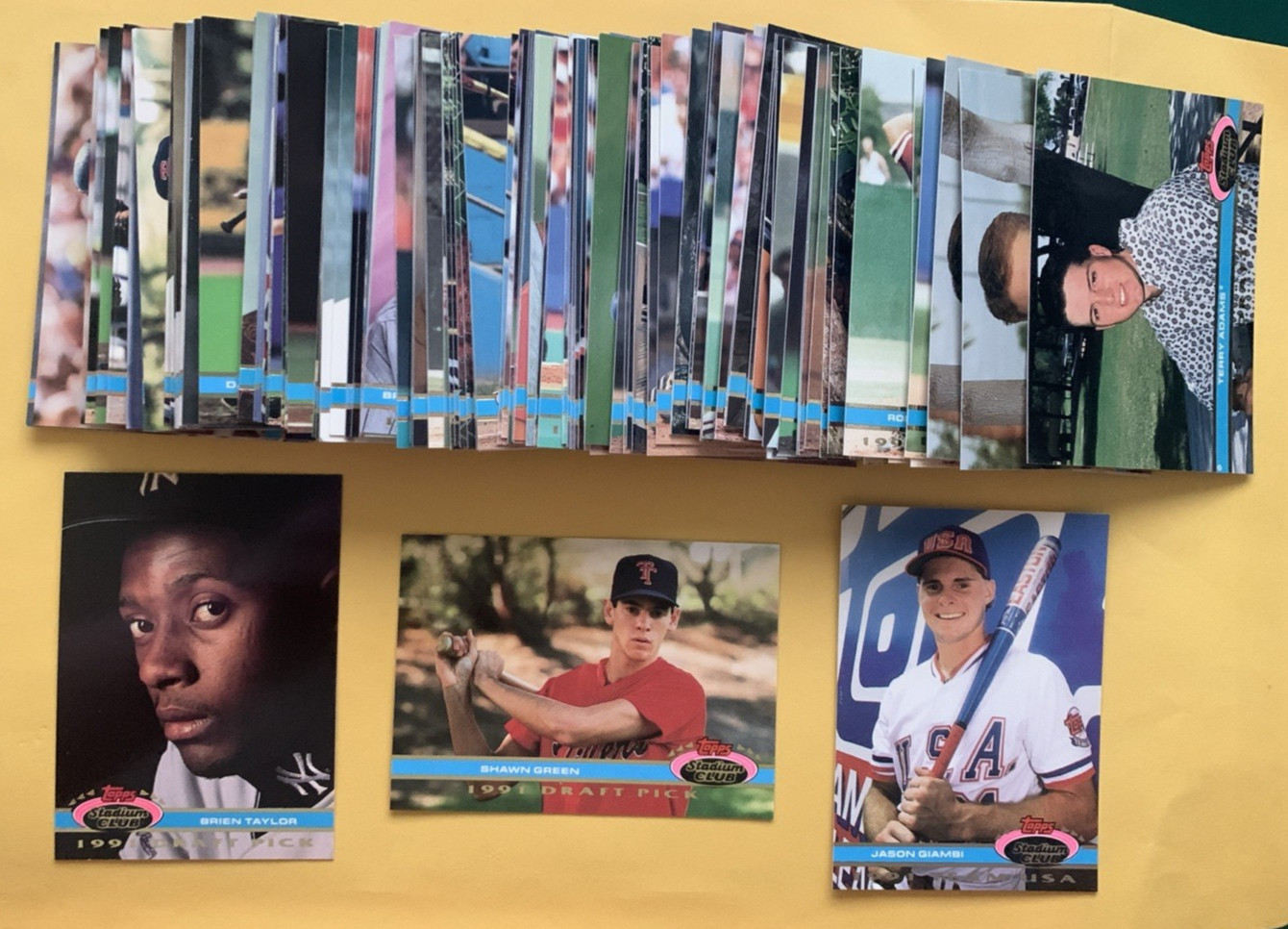1991 Stadium Club Dome SET BREAK singles – stars, rookies, HOFers