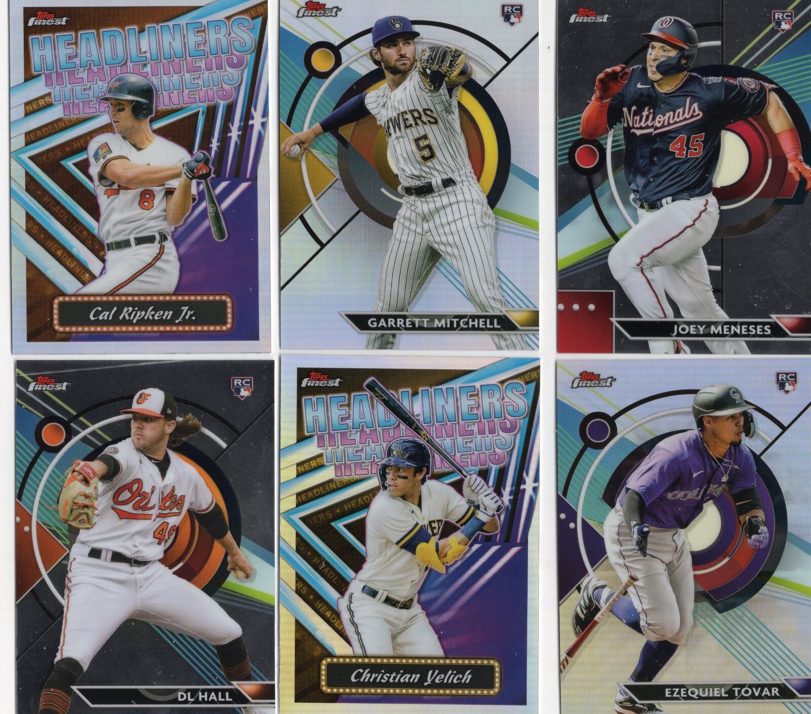 2023 Topps Finest Baseball Base, Refractors, Rookies & Inserts – Pick From List