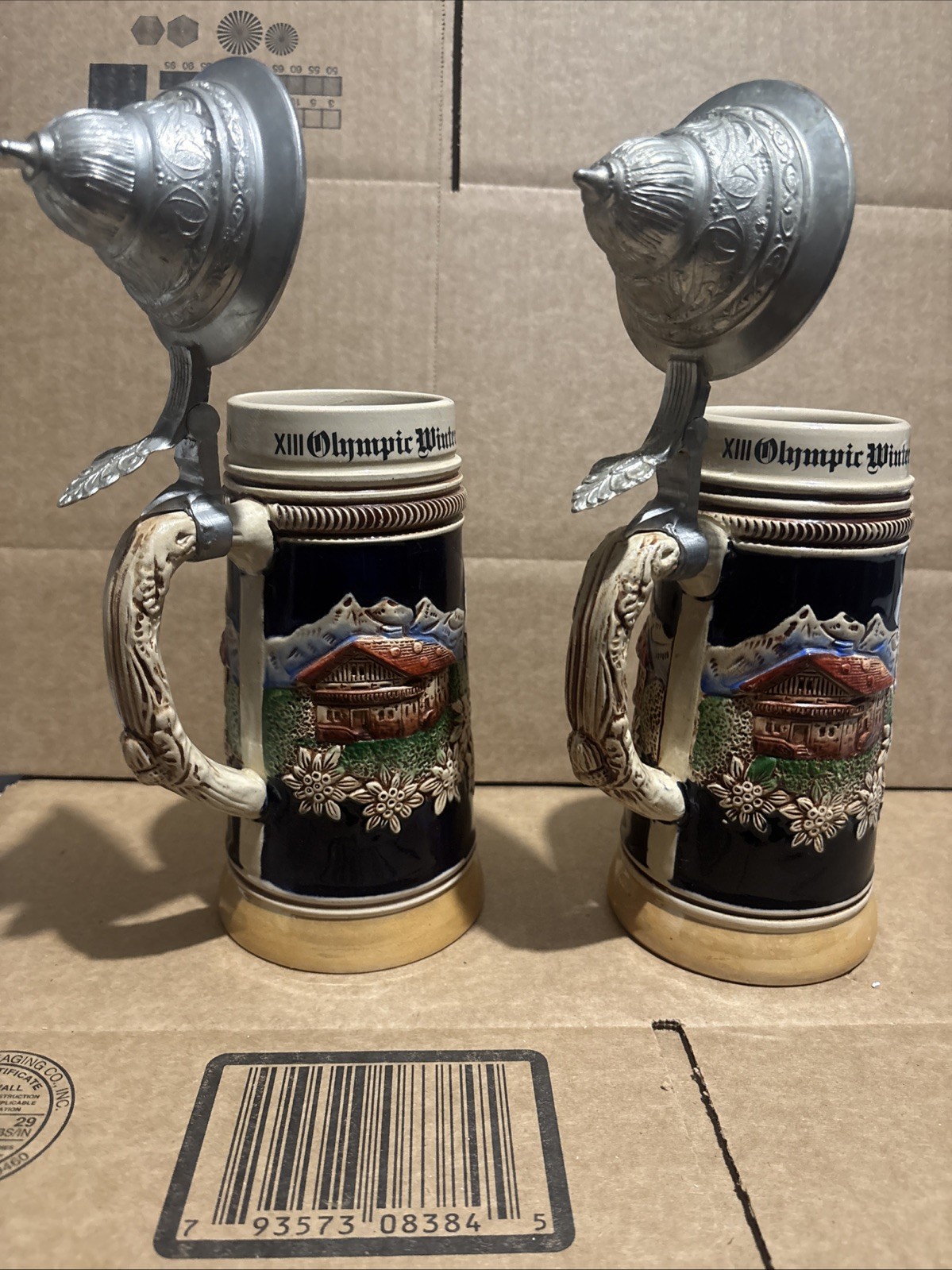 Lake Placid 1980 Winter Olympics German Mader’s Stein 1/7500 Eric Heiden – Qty 1